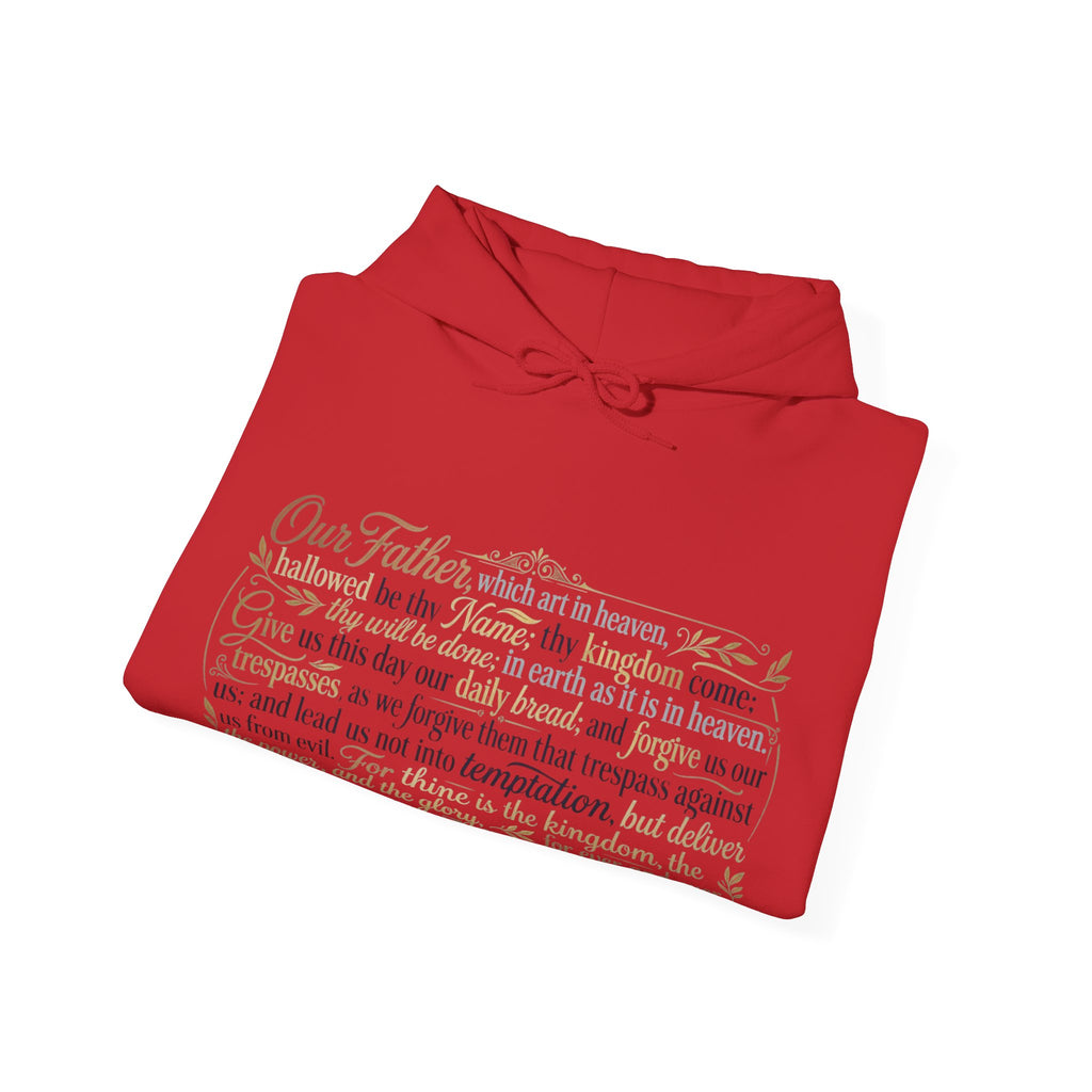 Lord's Prayer Scripture Hoodie | Faith Christian Prayer Pullover