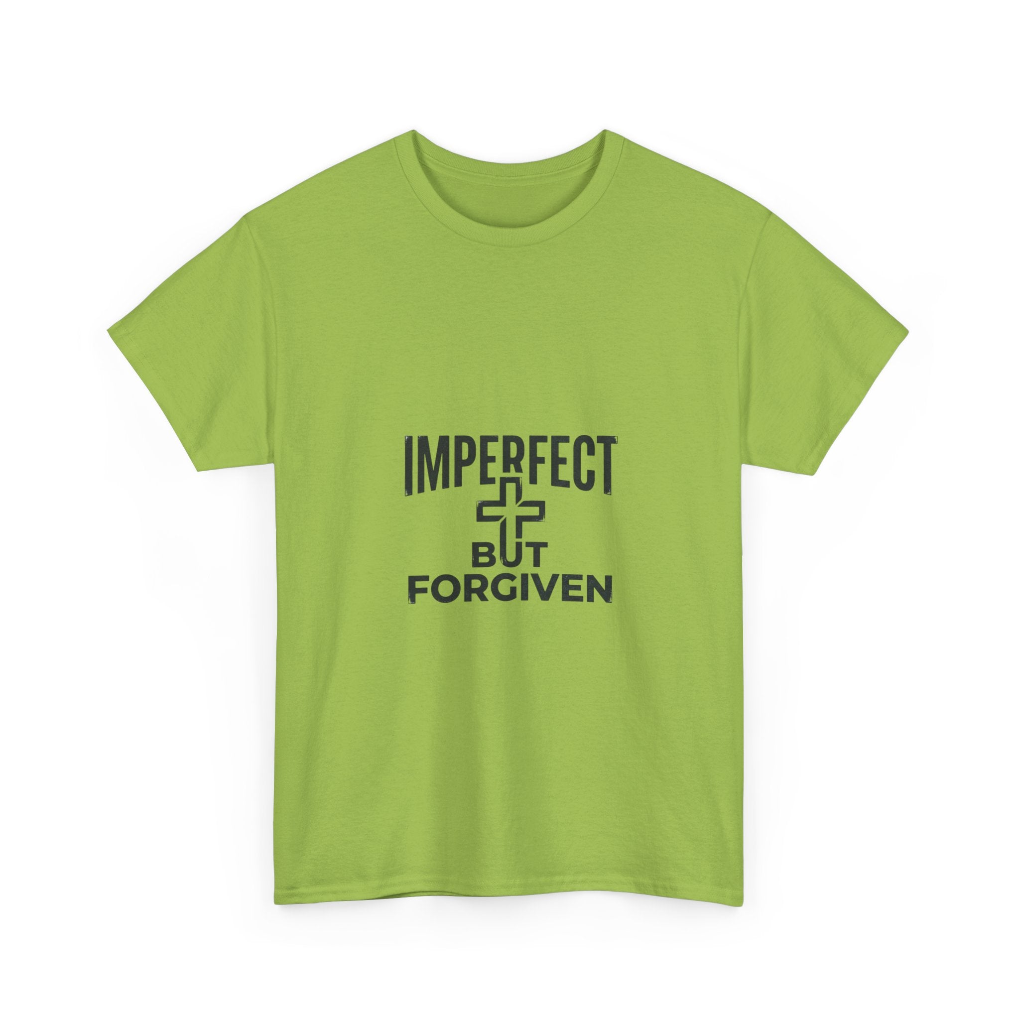 Imperfect But Forgiven T-Shirt | Christian Cross Faith Tee, Religious Apparel