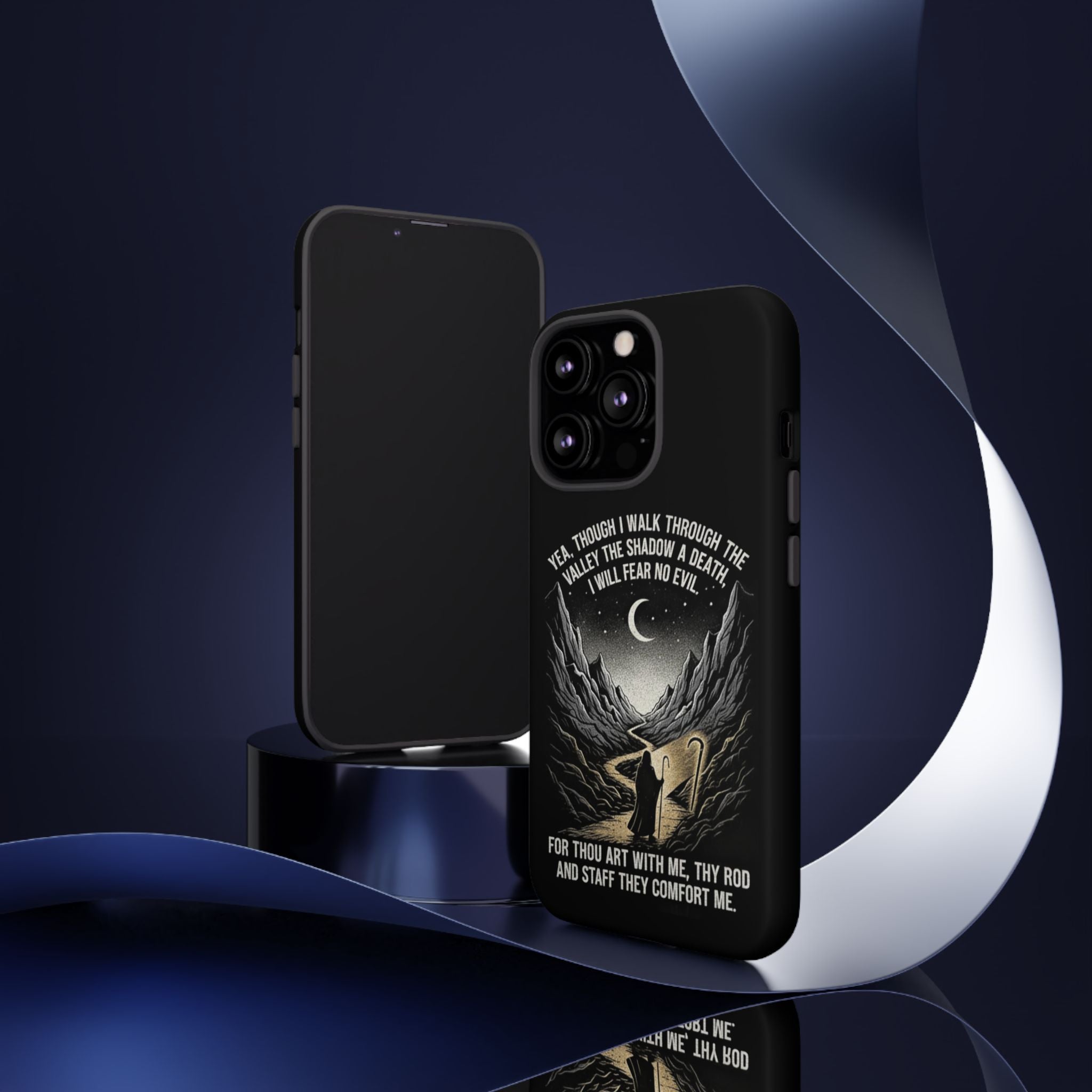 Psalm 23 Shepherd Silhouette phone case | Tough Cases