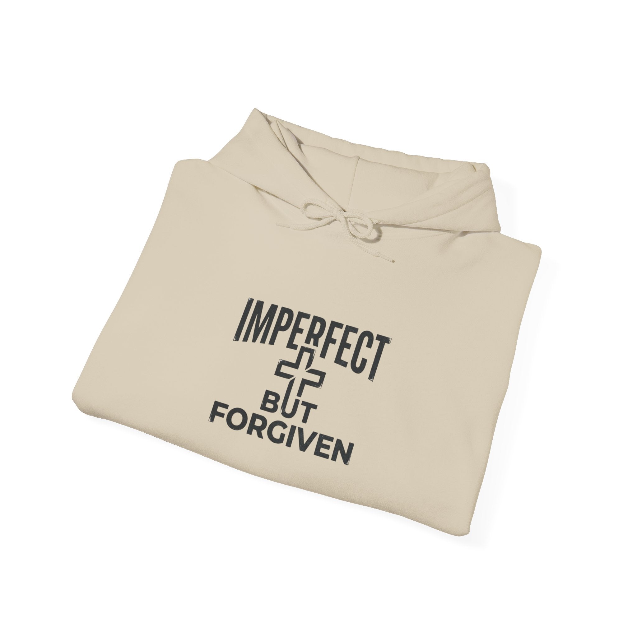 Imperfect But Forgiven Hoodie — Christian Faith hoodie