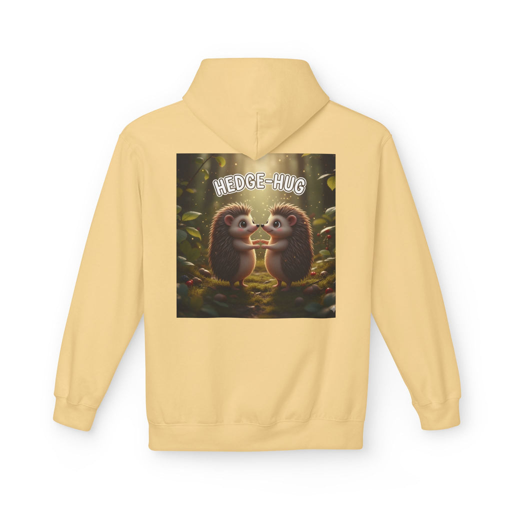 Hedge Hug Hedgehogs Hoodie | Cute Animal Woodland Illustration