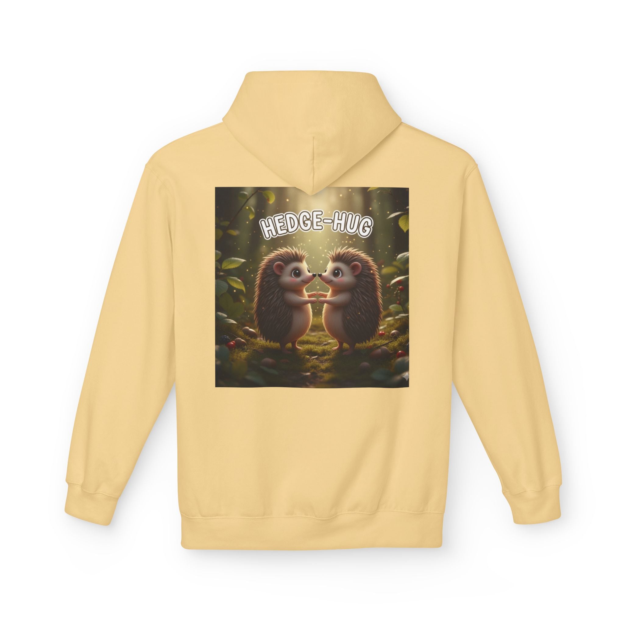 Hedge Hug Hedgehogs Hoodie | Cute Animal Woodland Illustration