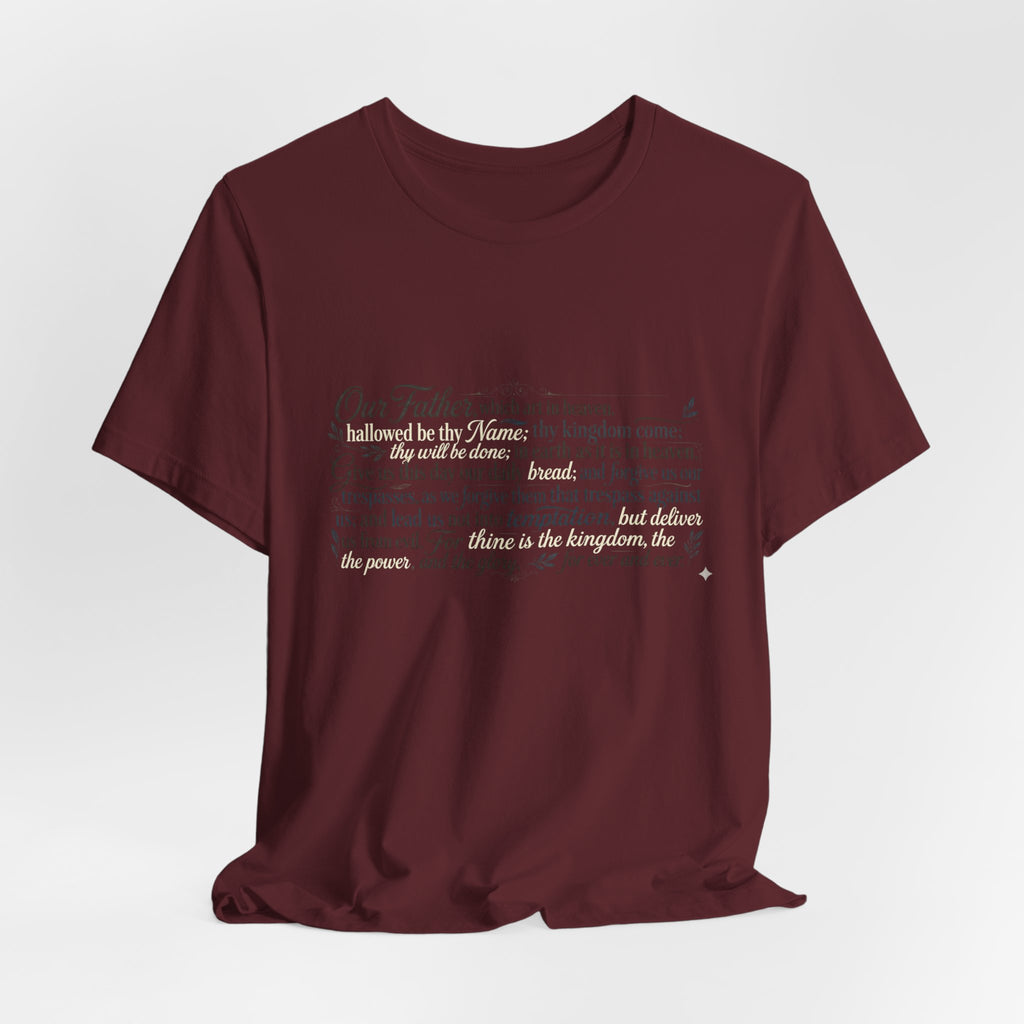 Our Father Prayer T-Shirt - Lord's Prayer Tee