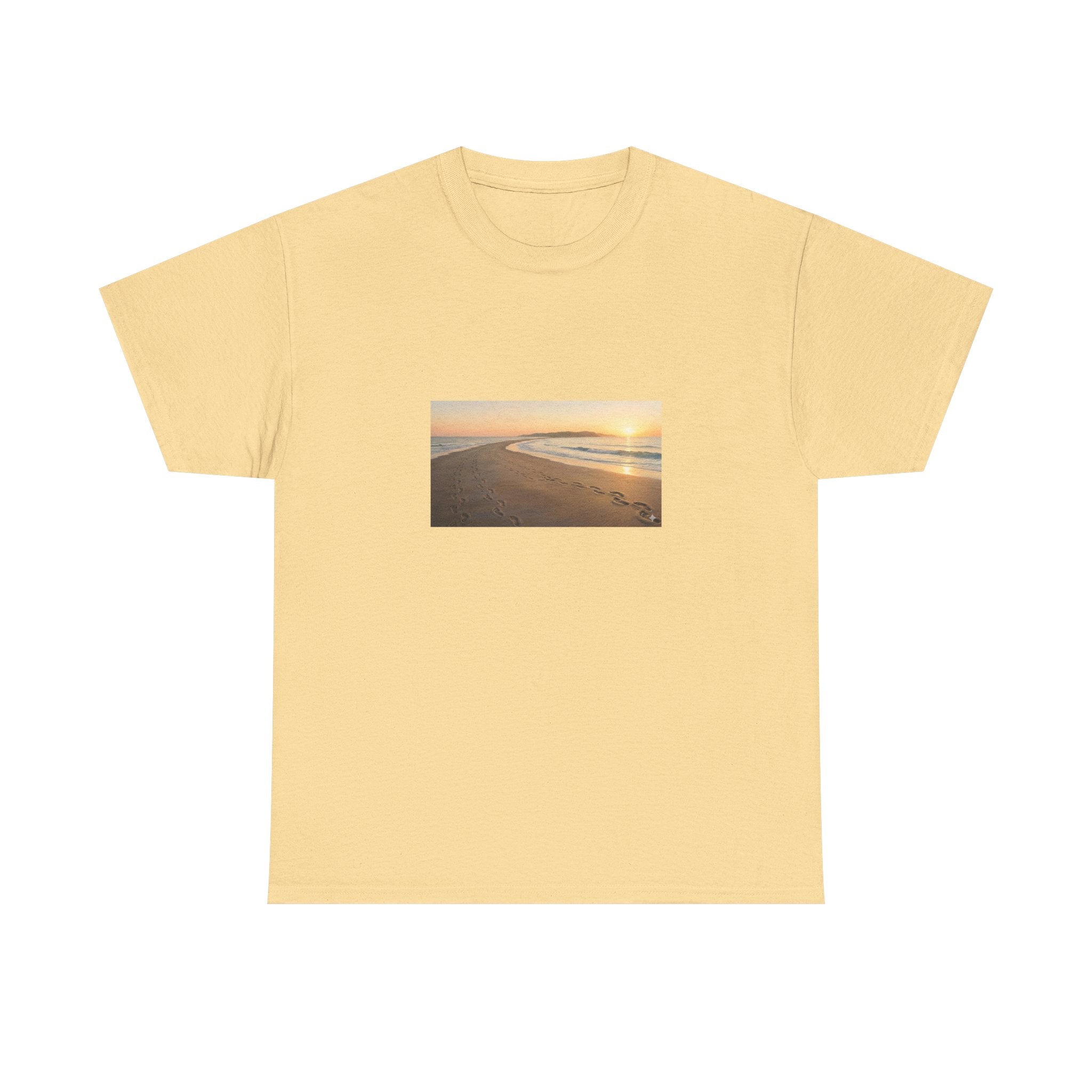 Footprints in the sand poem t-shirt