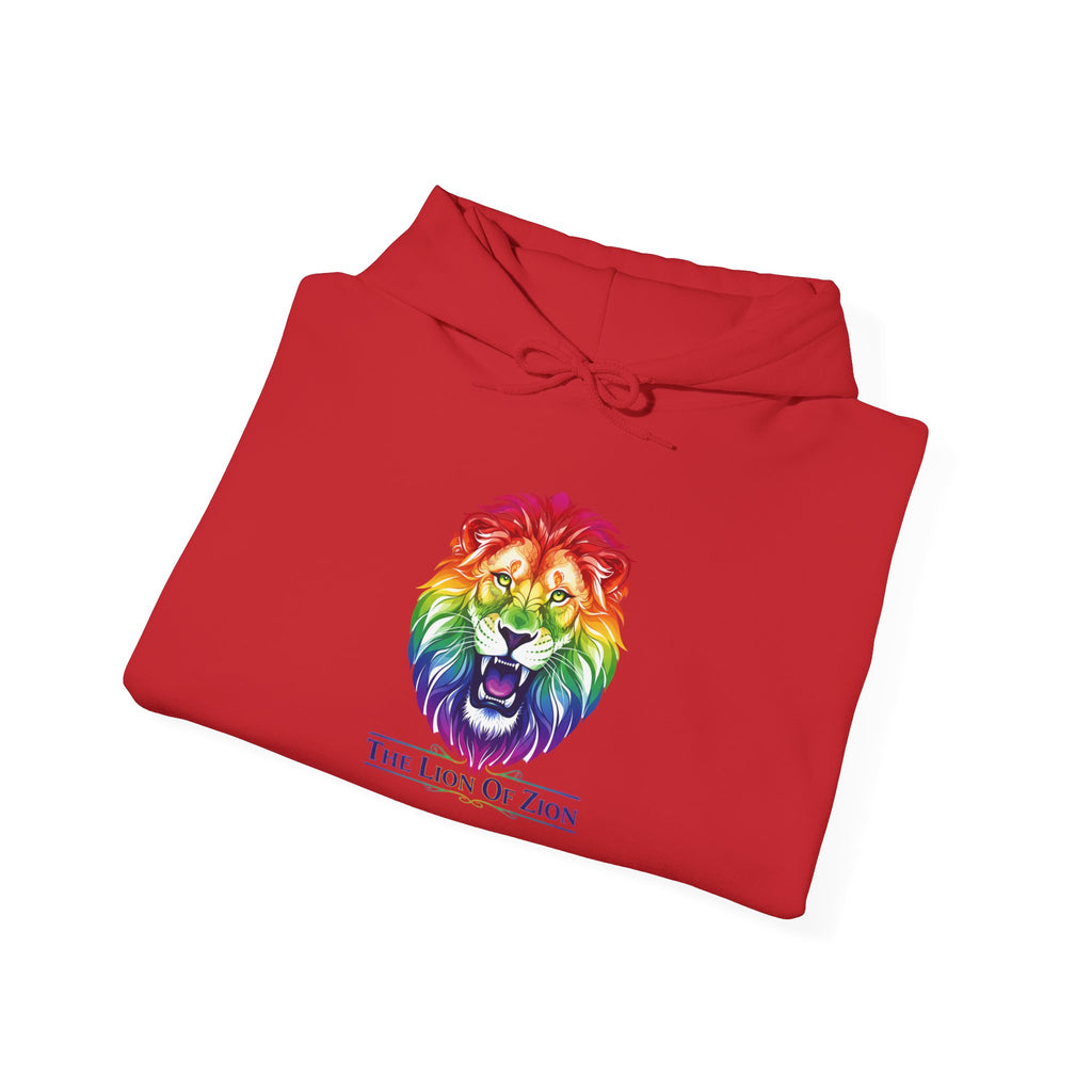 Rainbow Lion of Zion Hoodie