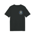 Cross and Lighthouse Emblem T-shirt | Christian Faith Badge Graphic