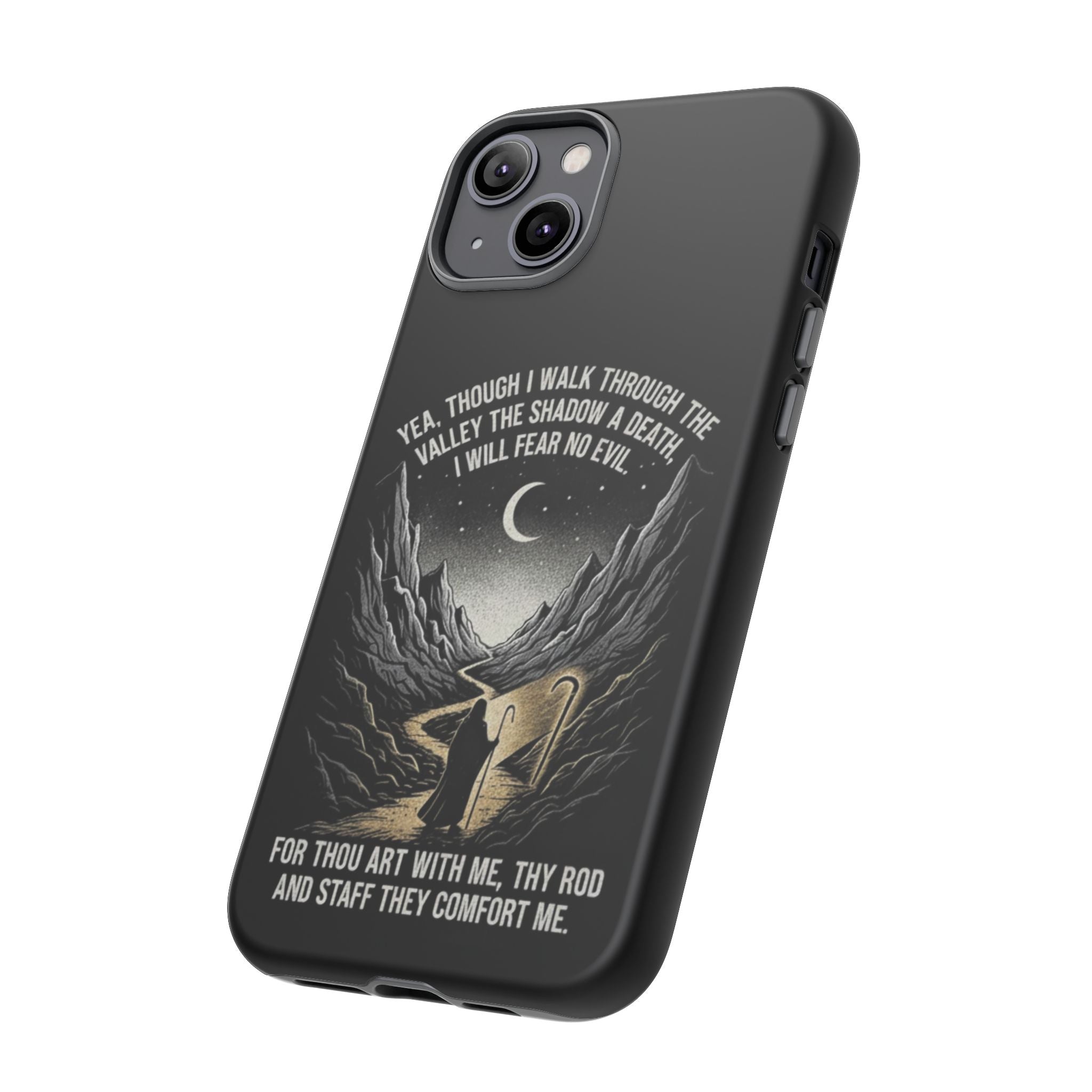 Psalm 23 Shepherd Silhouette phone case | Tough Cases