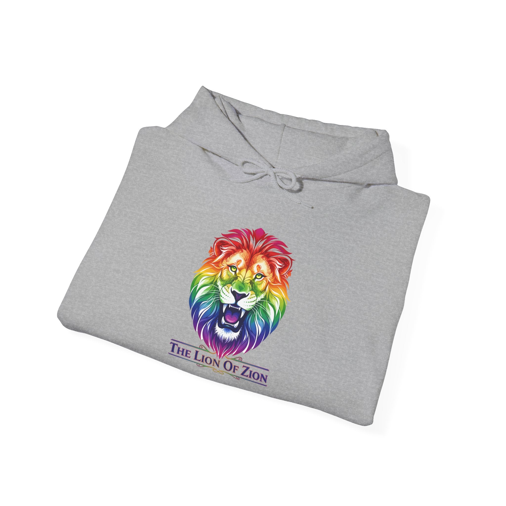 Rainbow Lion of Zion Hoodie