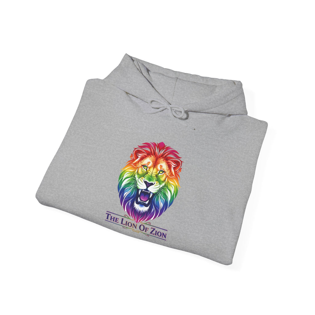 Rainbow Lion of Zion Hoodie