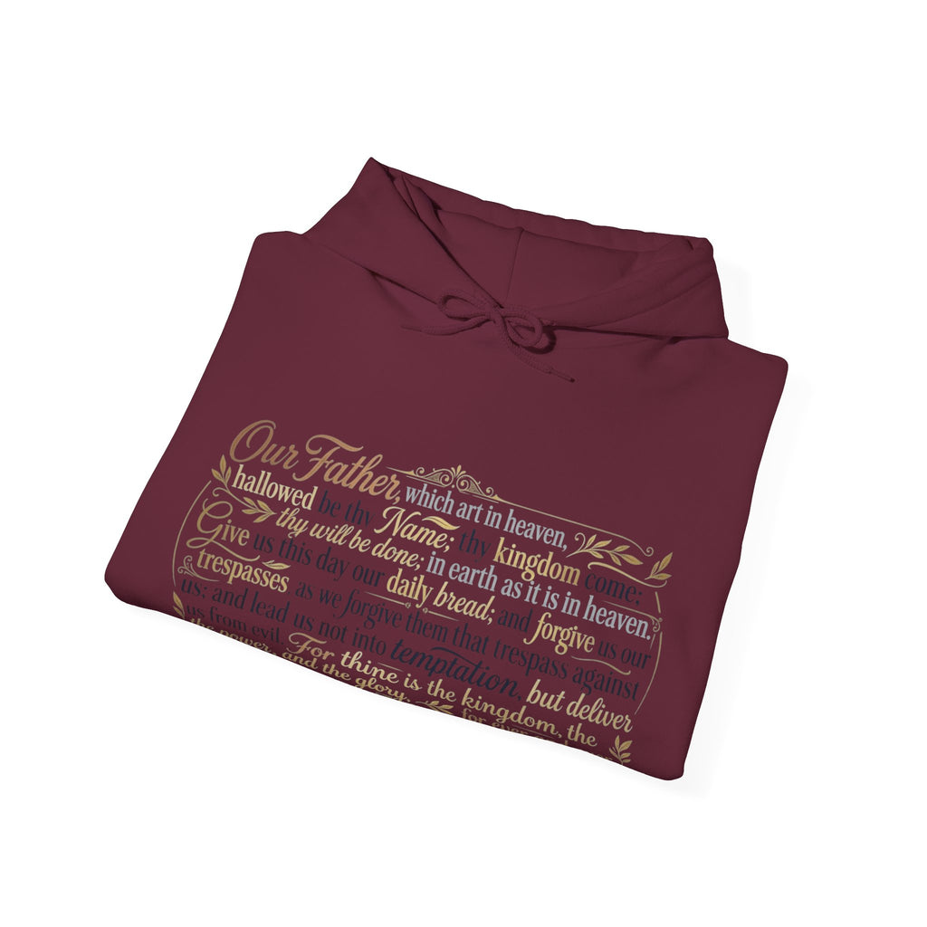 Lord's Prayer Scripture Hoodie | Faith Christian Prayer Pullover