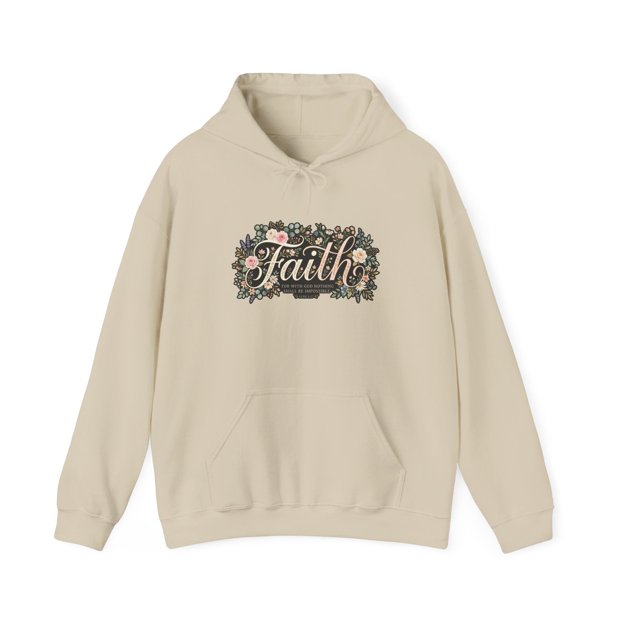 Faith Floral Hoodie