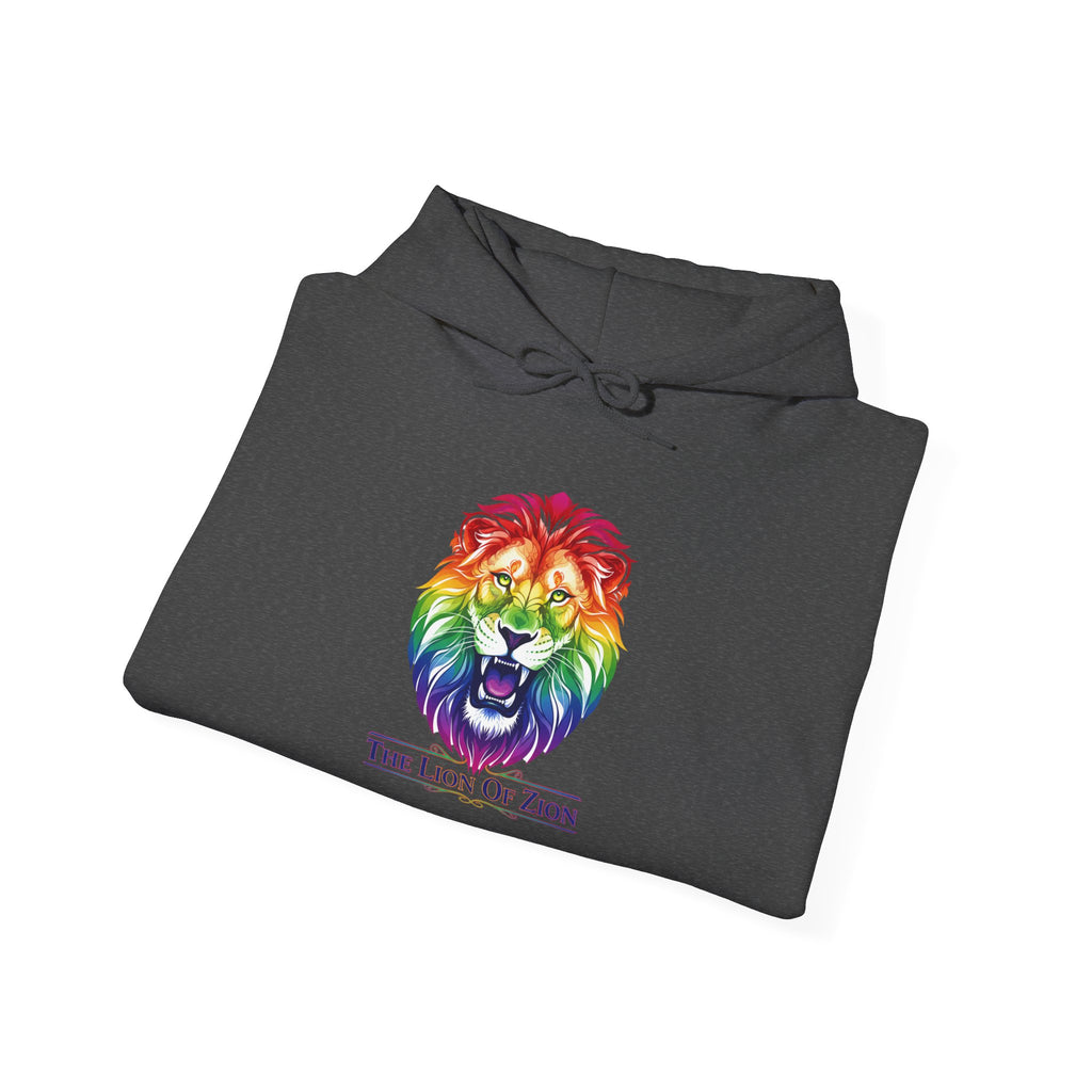 Rainbow Lion of Zion Hoodie