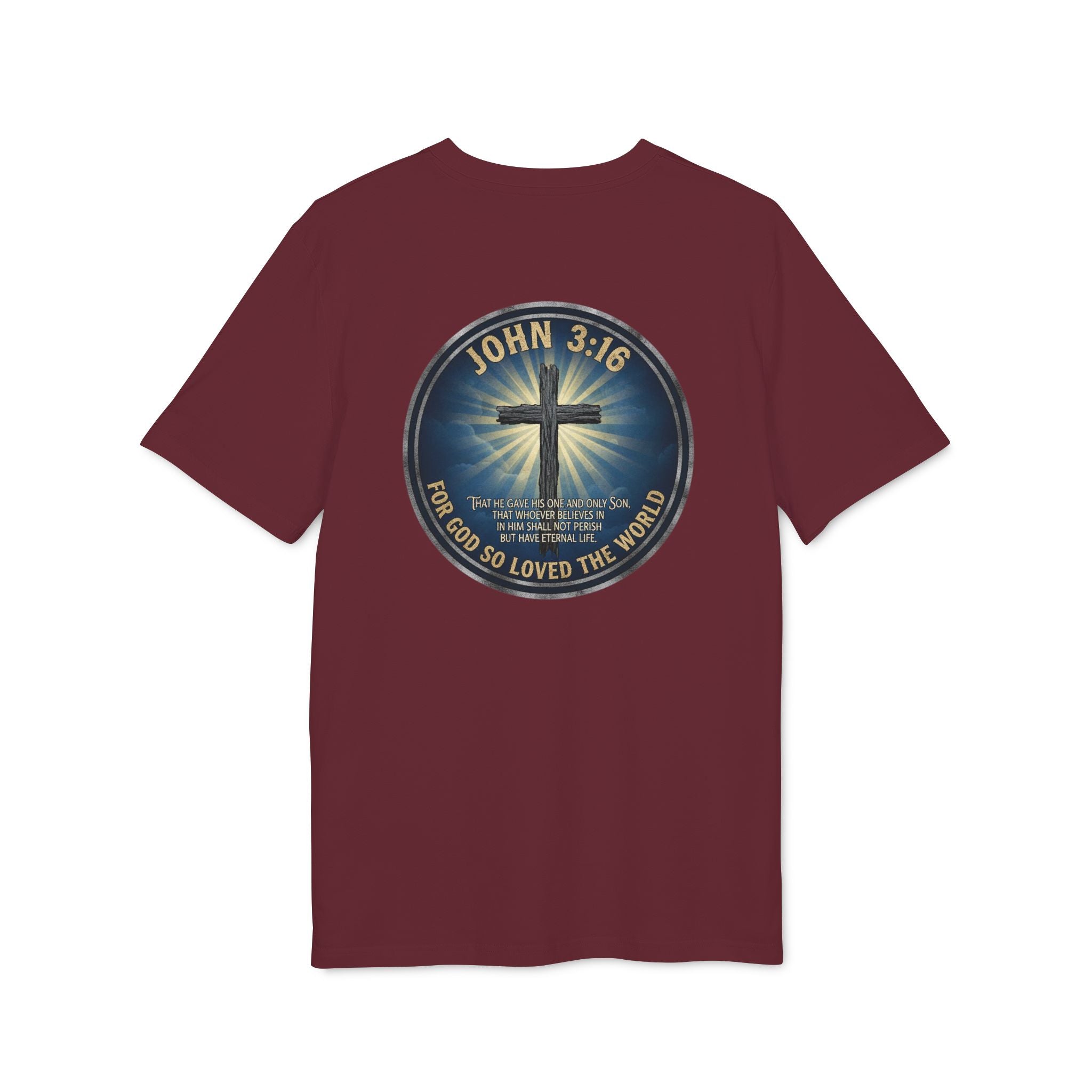John 3:16 Cross T-shirt | Christian Faith Scripture Tee