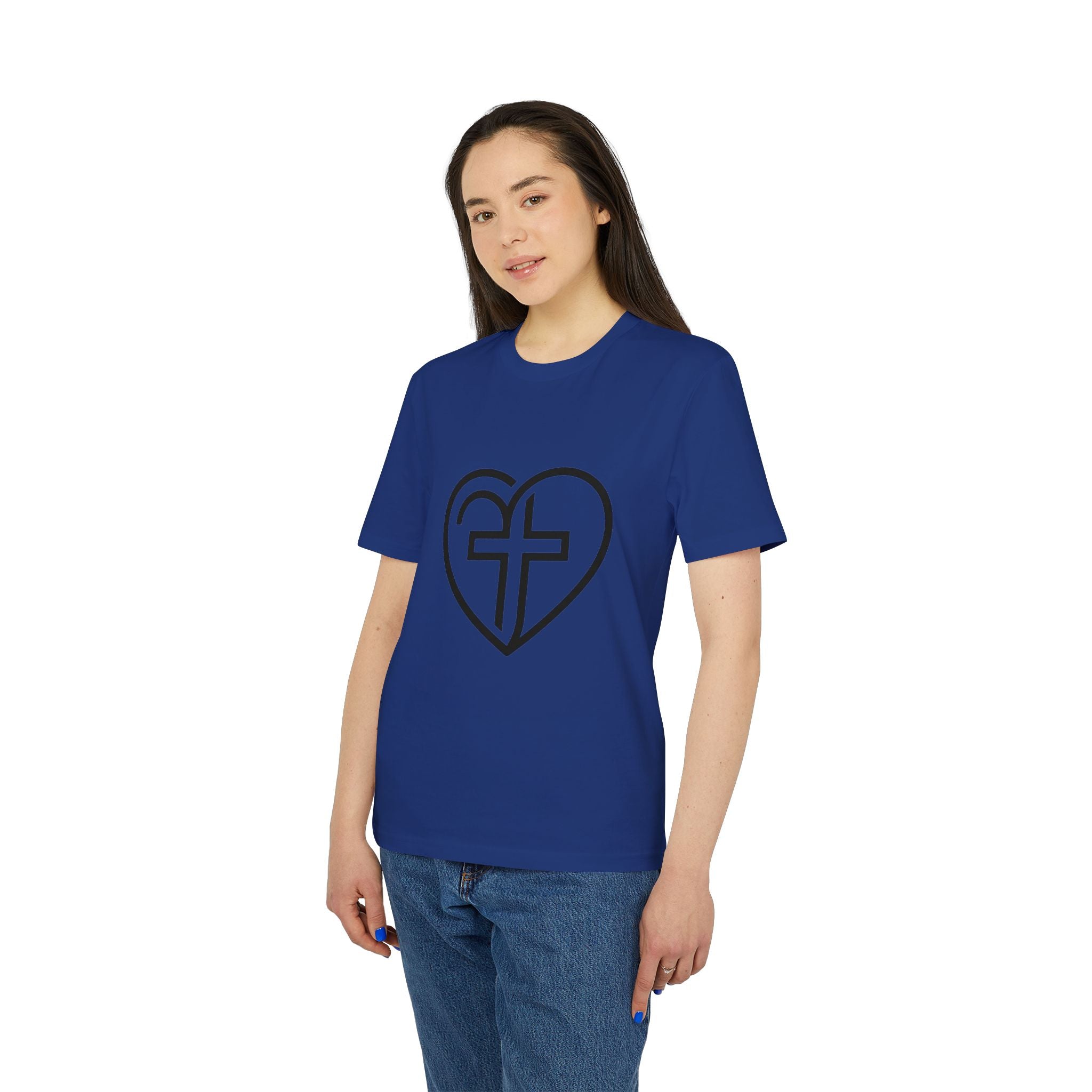 Christian Heart Cross T-Shirt — Faith Graphic Tee