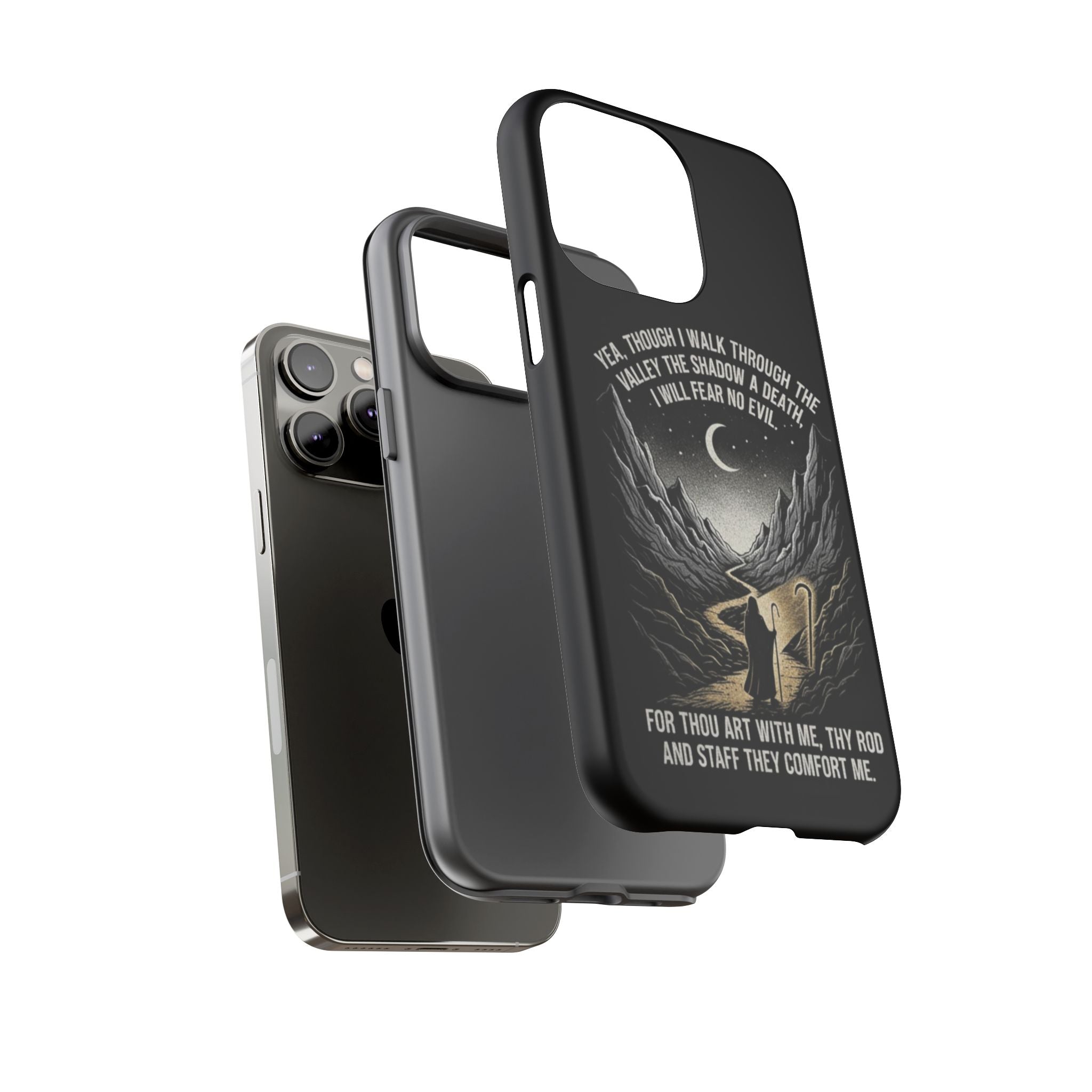 Psalm 23 Shepherd Silhouette phone case | Tough Cases