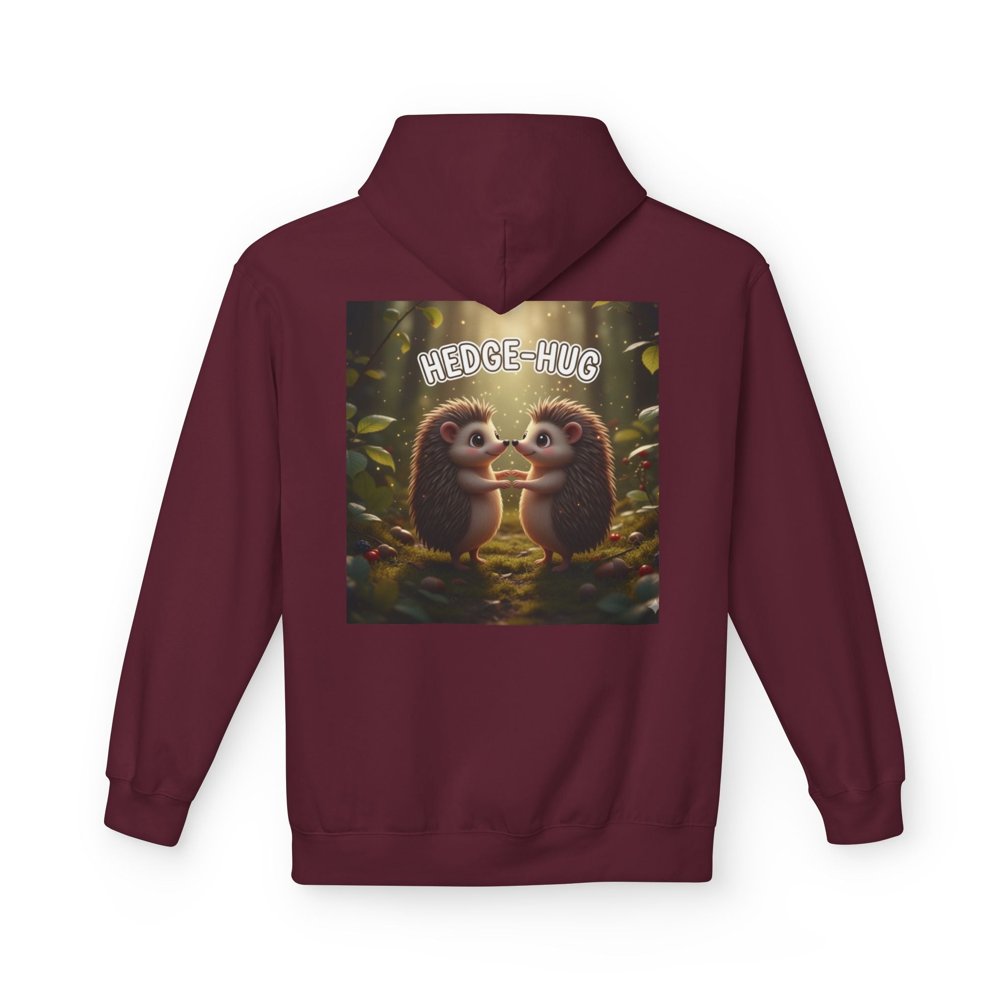 Hedge Hug Hedgehogs Hoodie | Cute Animal Woodland Illustration