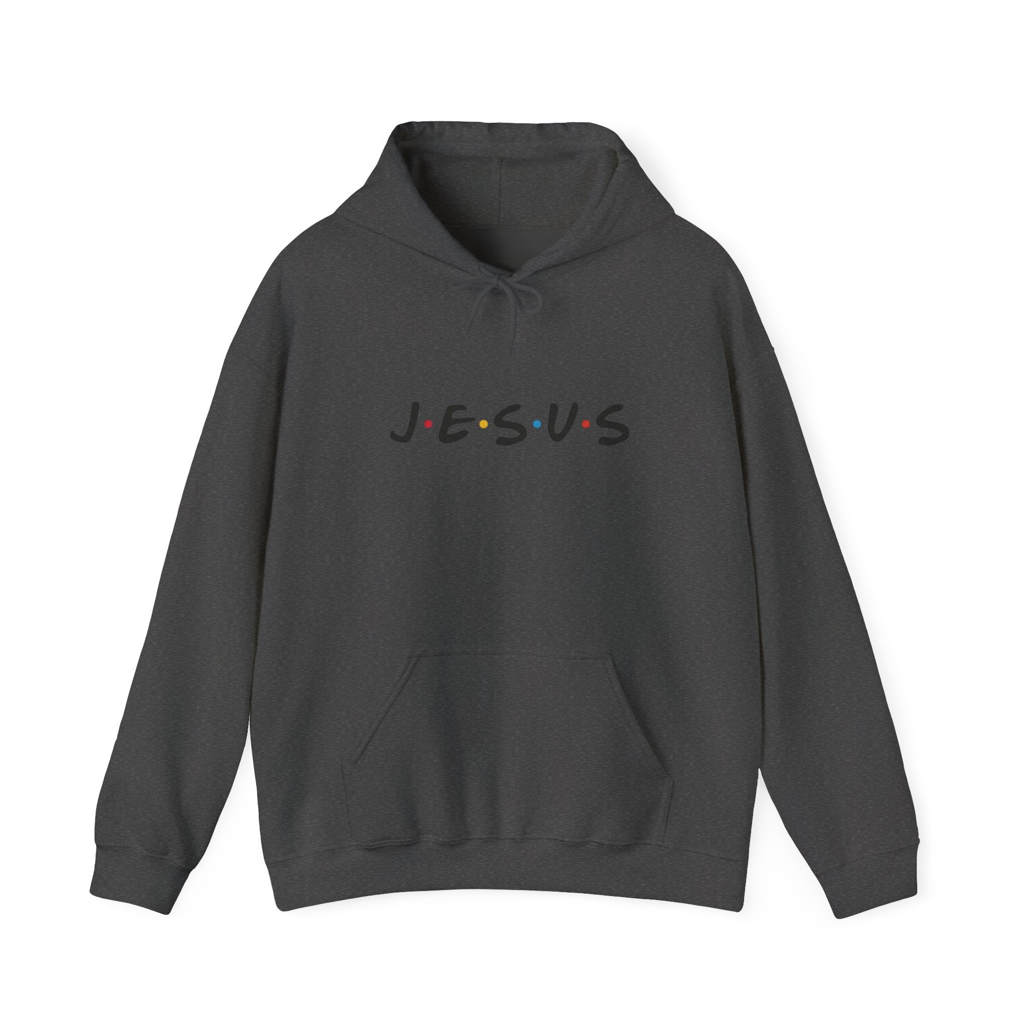Jesus Friends-Style Hoodie – Minimal Faith Pullover