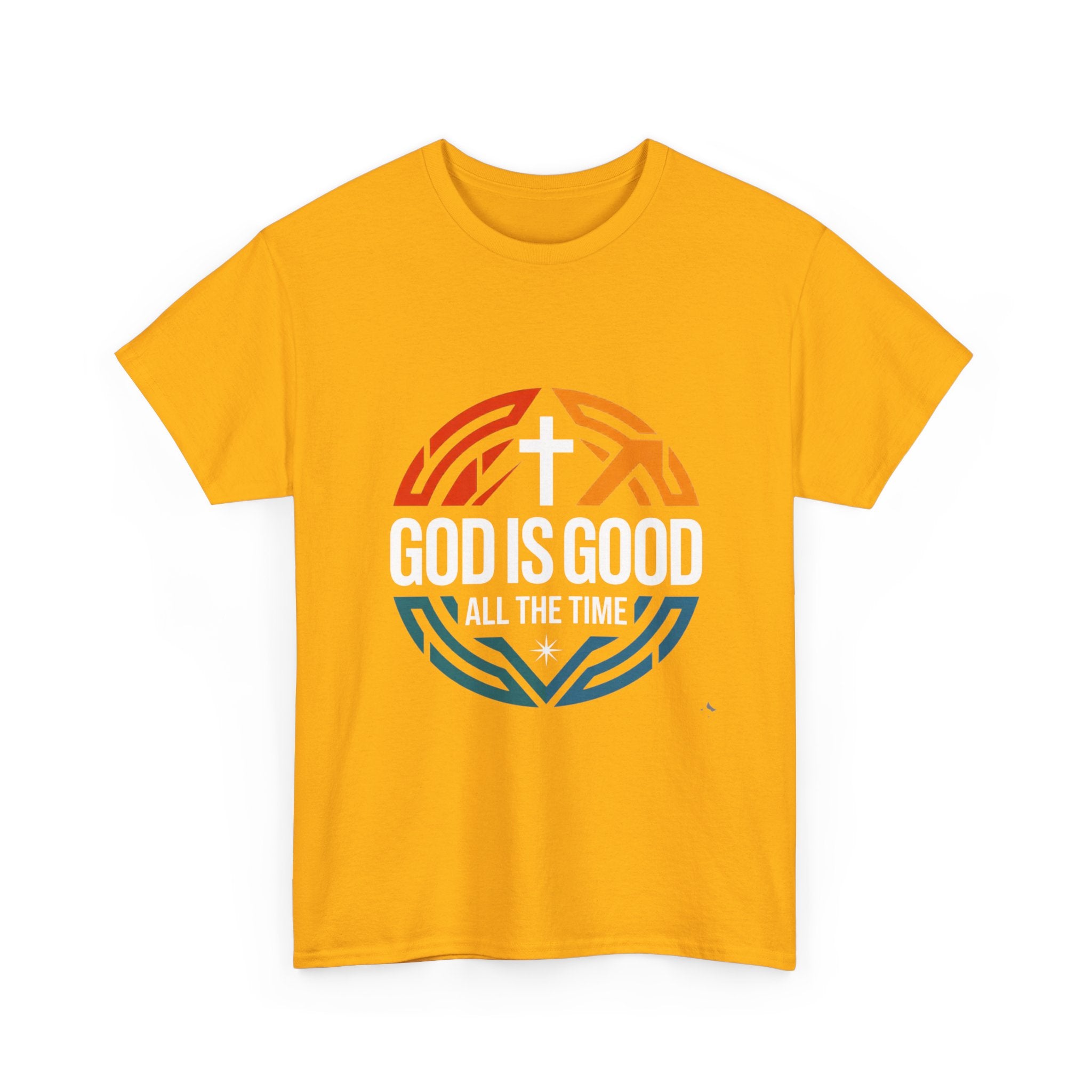 God Is Good All The Time T-Shirt — Christian Faith Cross Tee USA