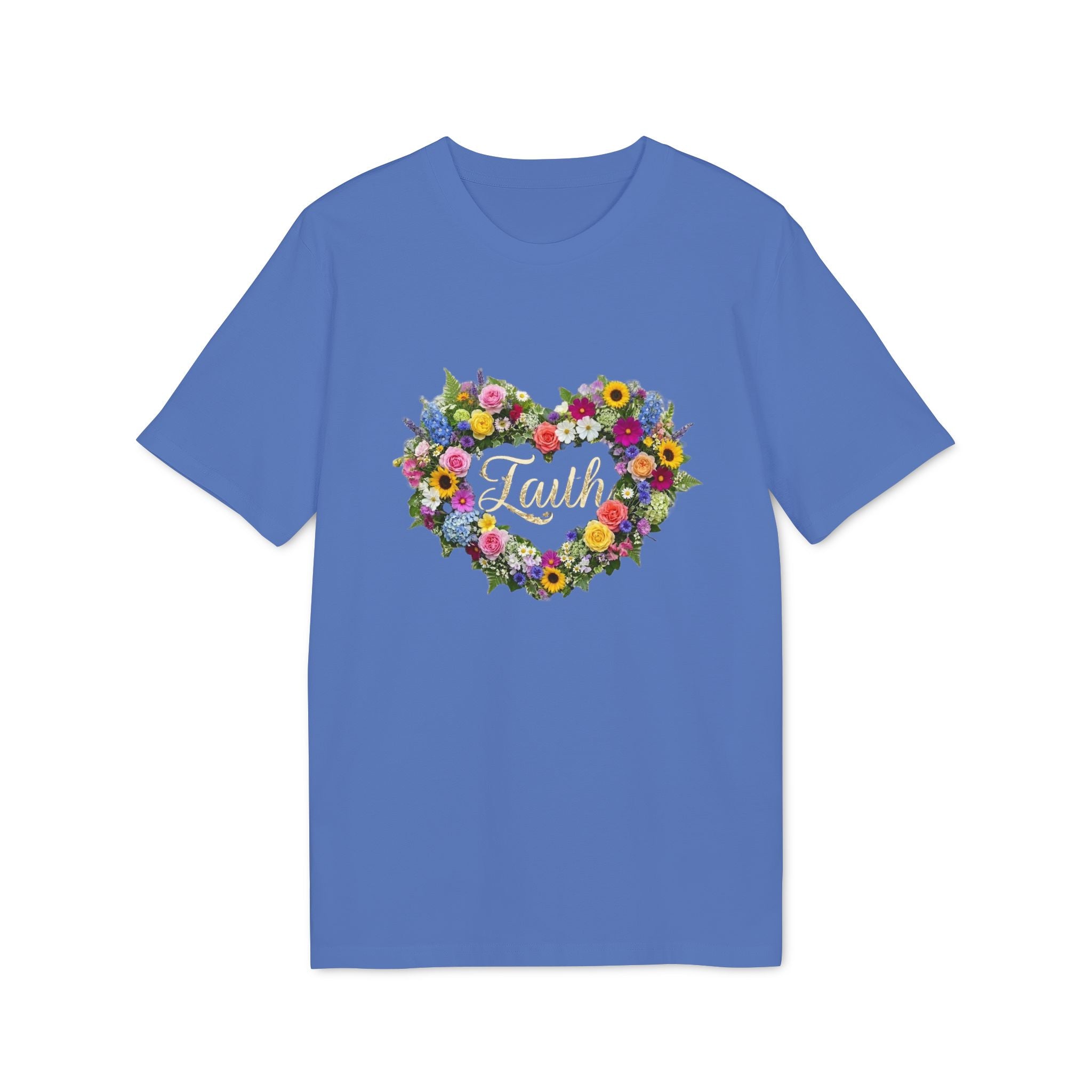 Faith floral heart T-Shirt | Faith shirt