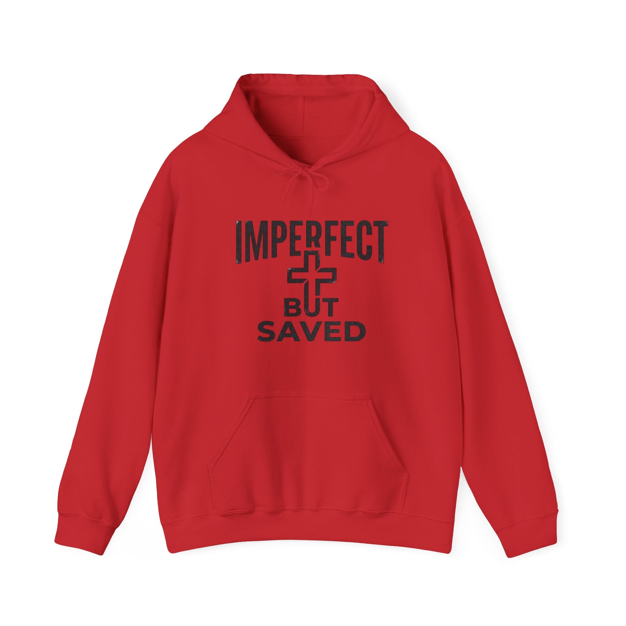 Imperfect But Saved Hoodie — Christian Faith Pullover