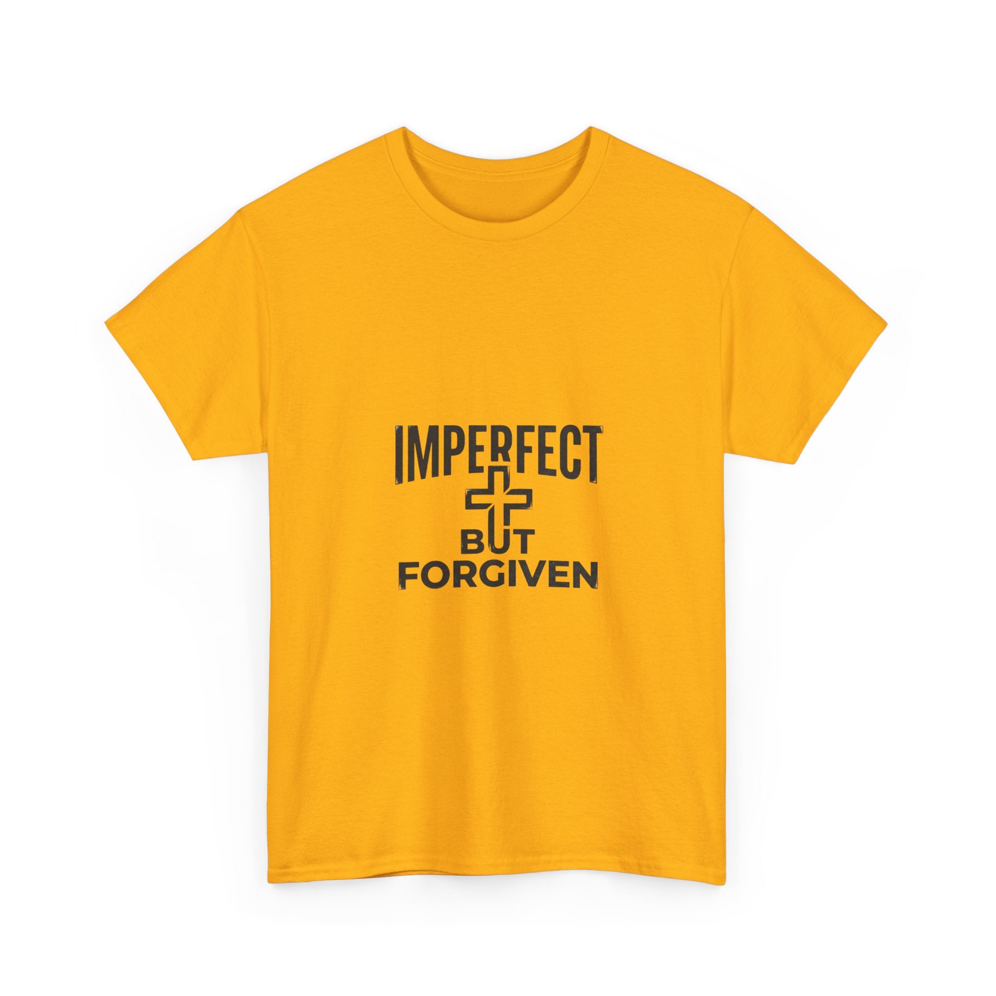 Imperfect But Forgiven T-Shirt | Christian Cross Faith Tee, Religious Apparel