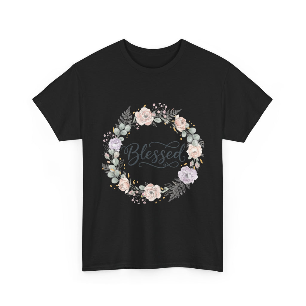 Blessed Floral Tee Christian Inspirational T-Shirt