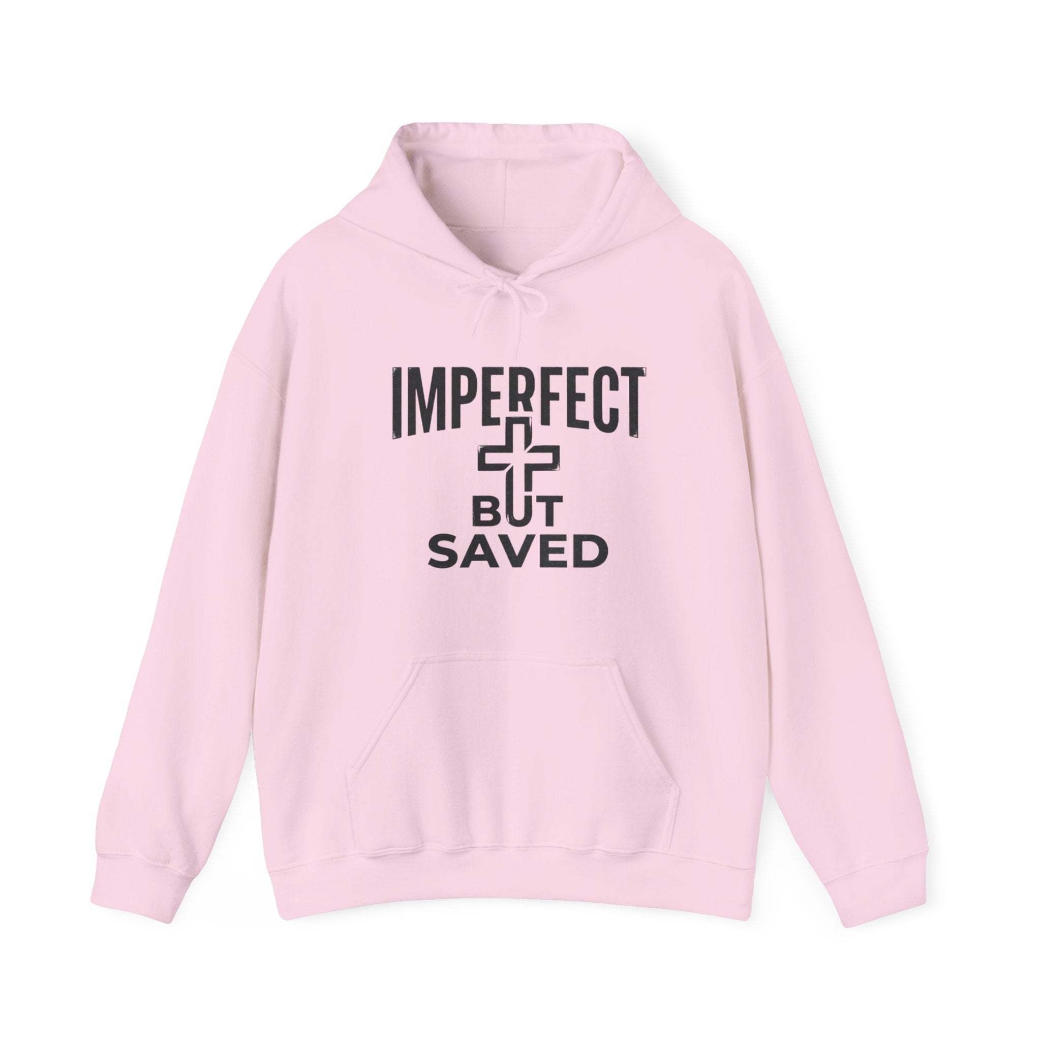 Imperfect But Saved Hoodie — Christian Faith Pullover