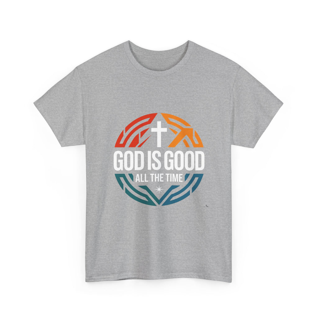 God Is Good All The Time T-Shirt — Christian Faith Cross Tee USA