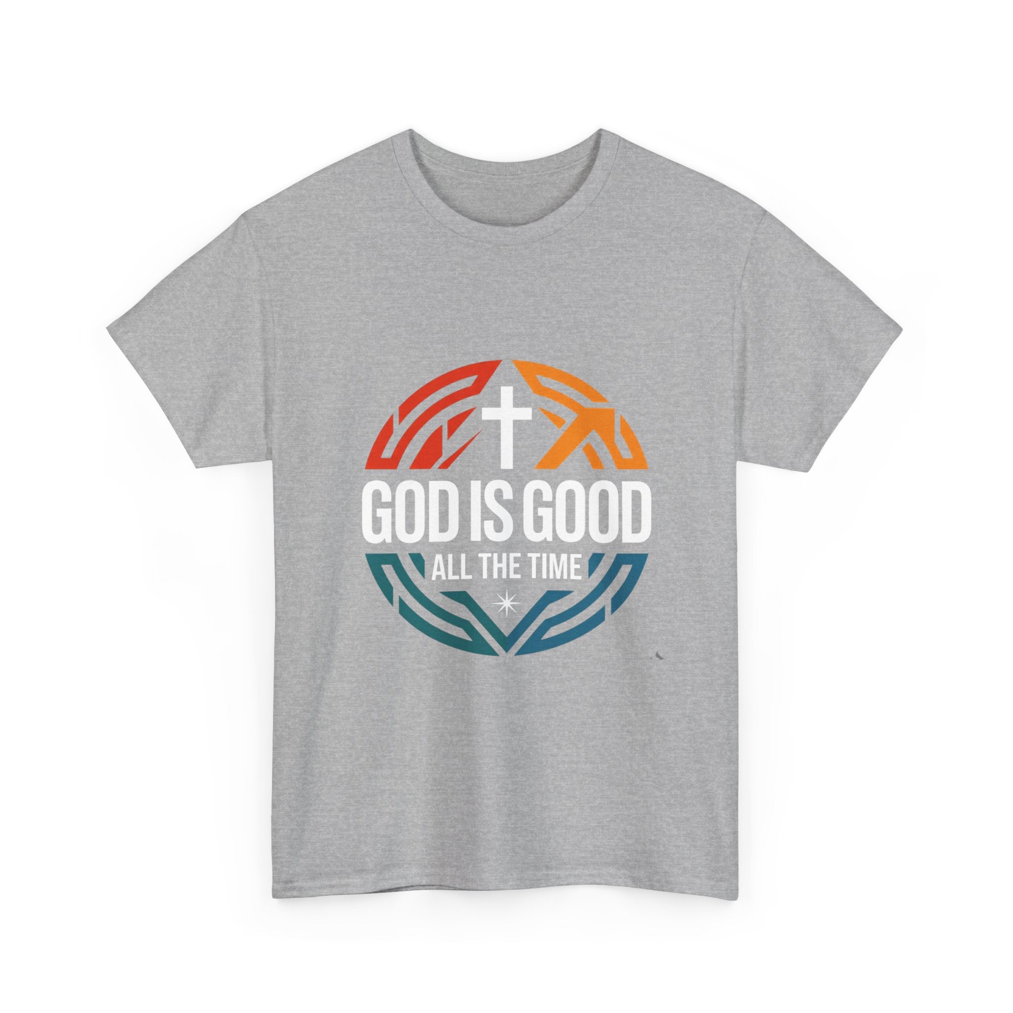 God Is Good All The Time T-Shirt — Christian Faith Cross Tee USA