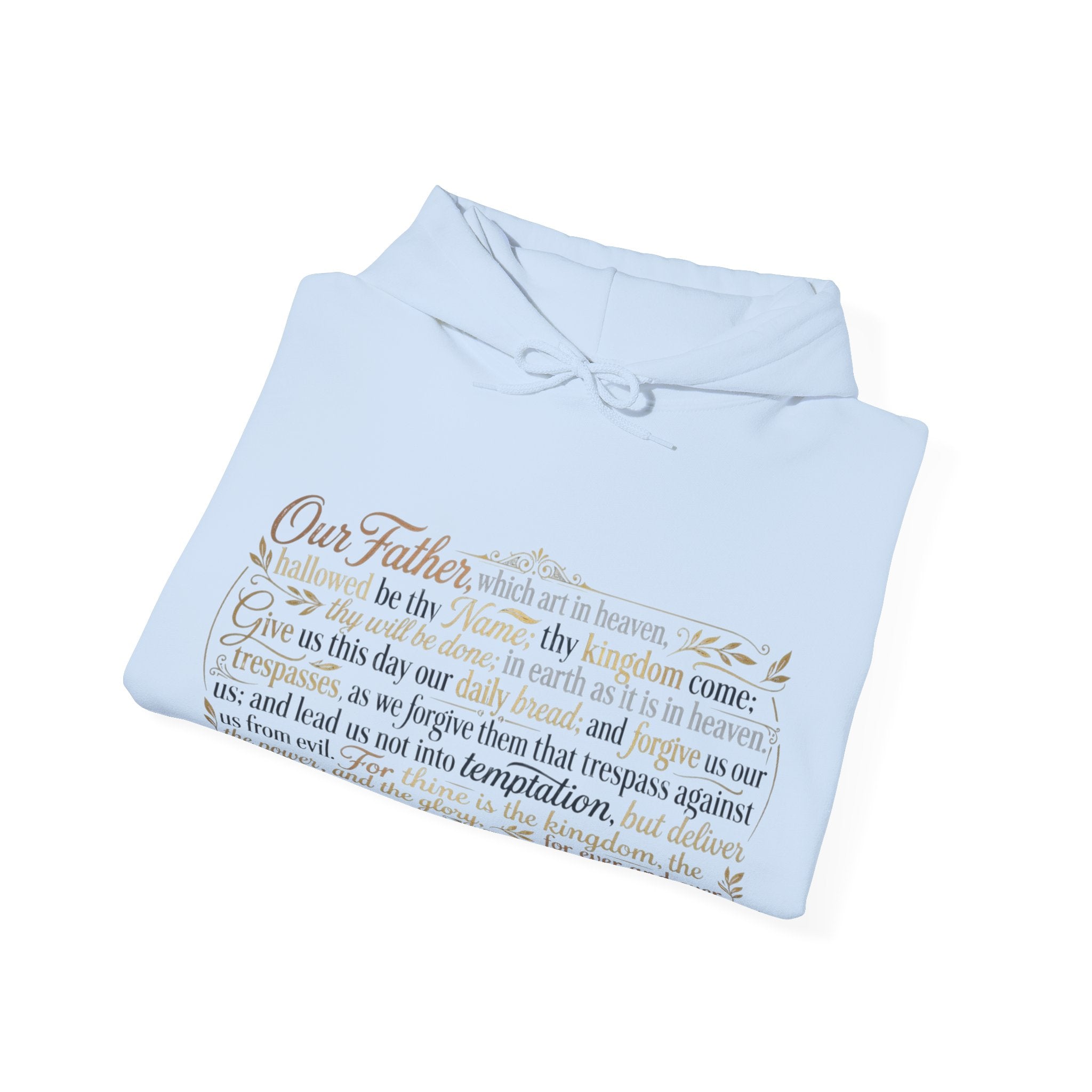 Lord's Prayer Scripture Hoodie | Faith Christian Prayer Pullover