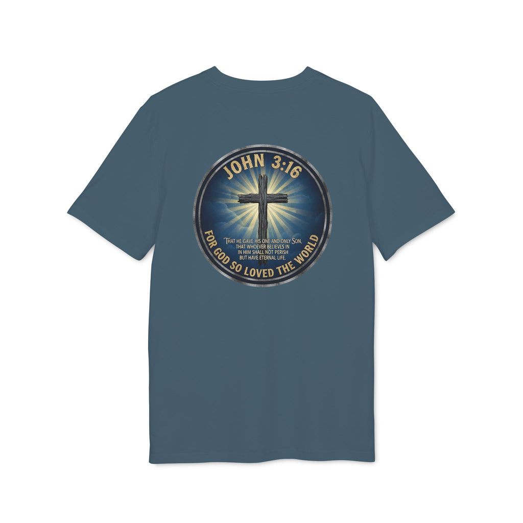 John 3:16 Cross T-shirt | Christian Faith Scripture Tee