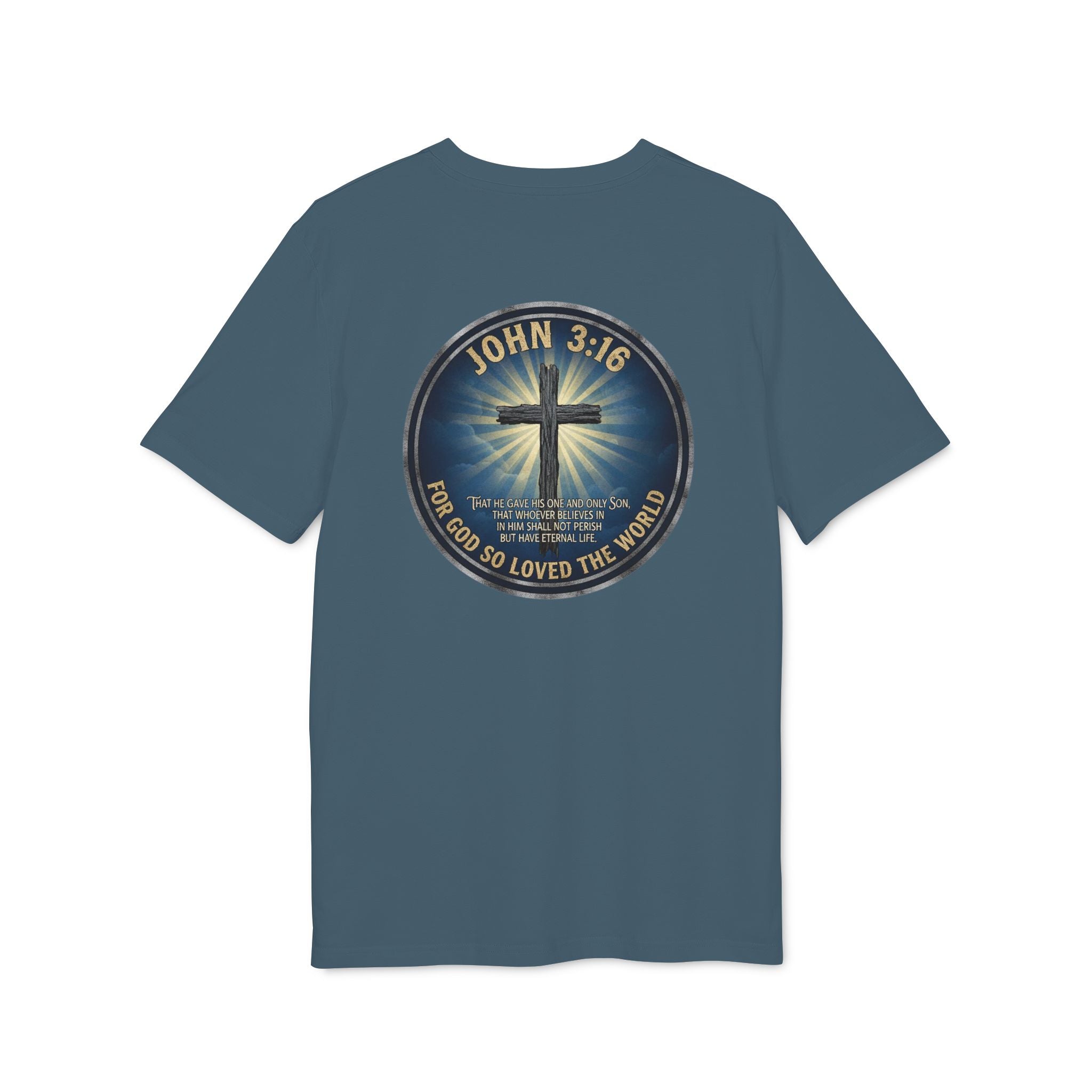 John 3:16 Cross T-shirt | Christian Faith Scripture Tee