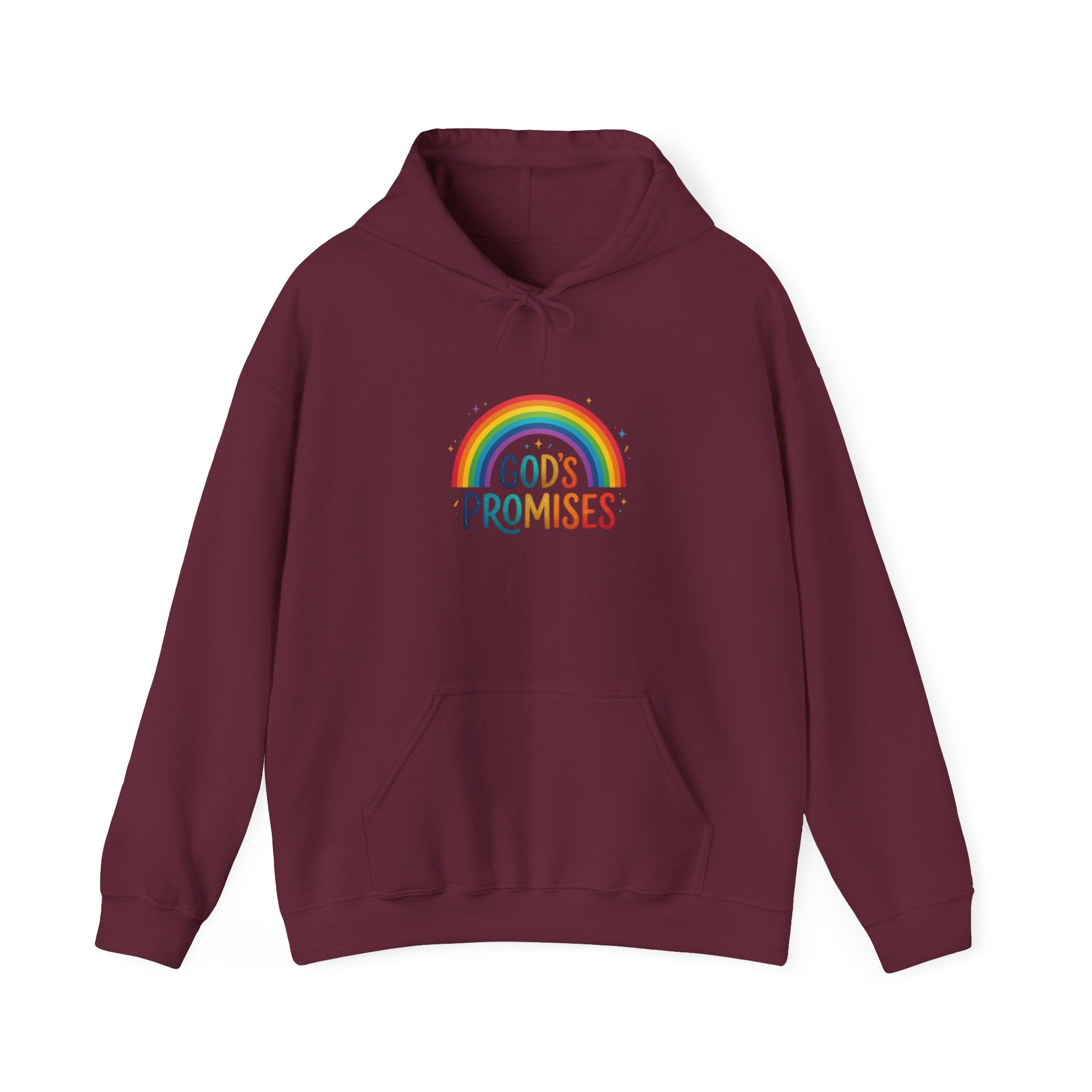 "God's Promises" Rainbow Christian Hoodie