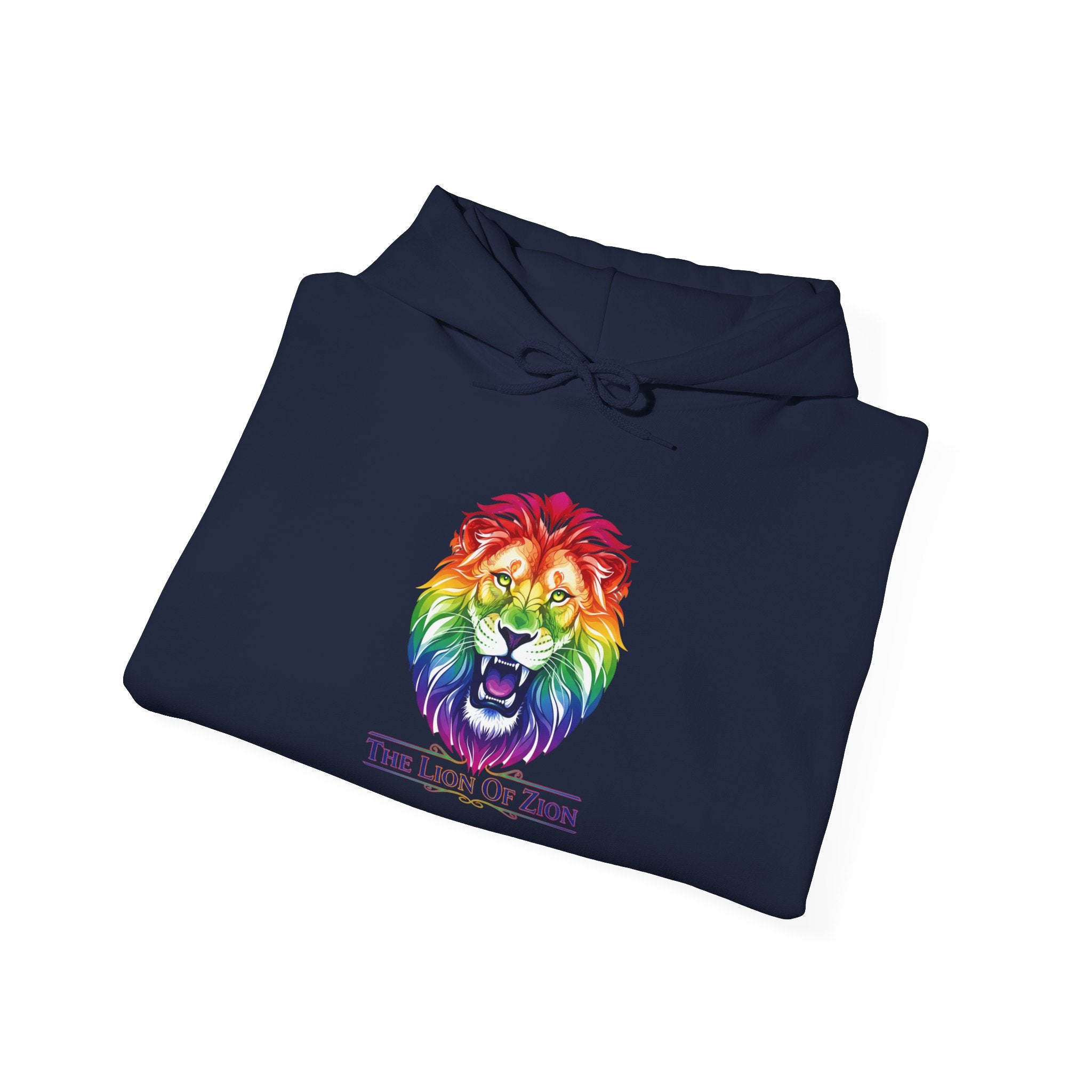 Rainbow Lion of Zion Hoodie