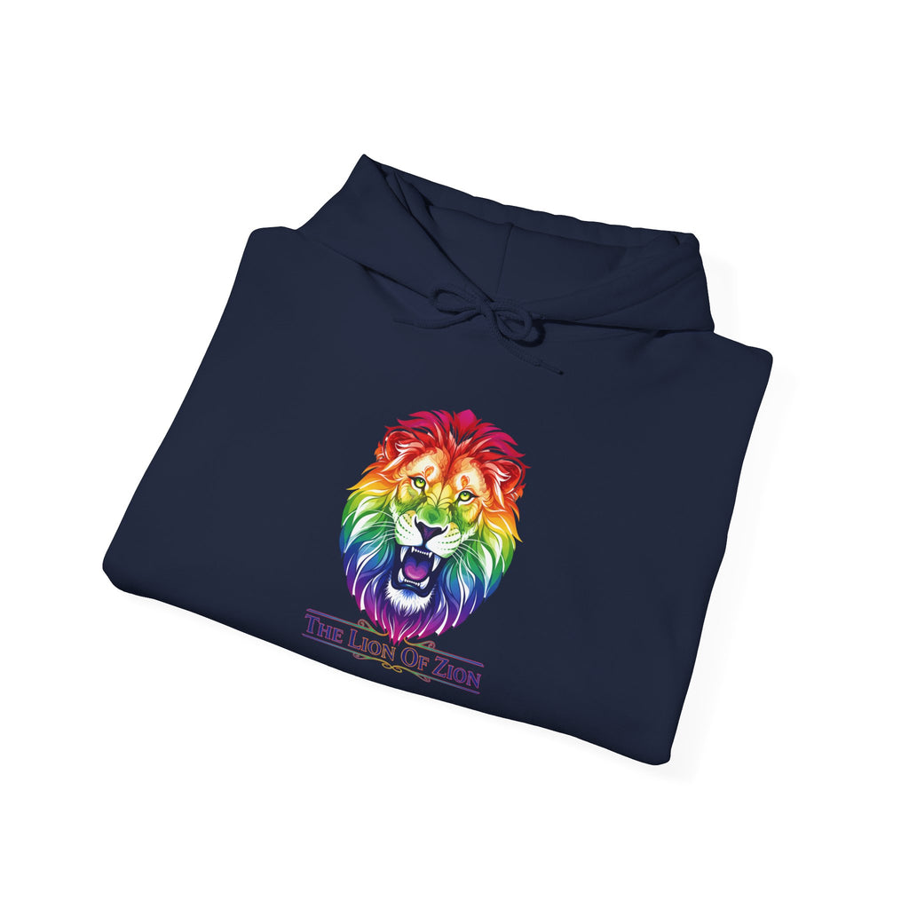 Rainbow Lion of Zion Hoodie