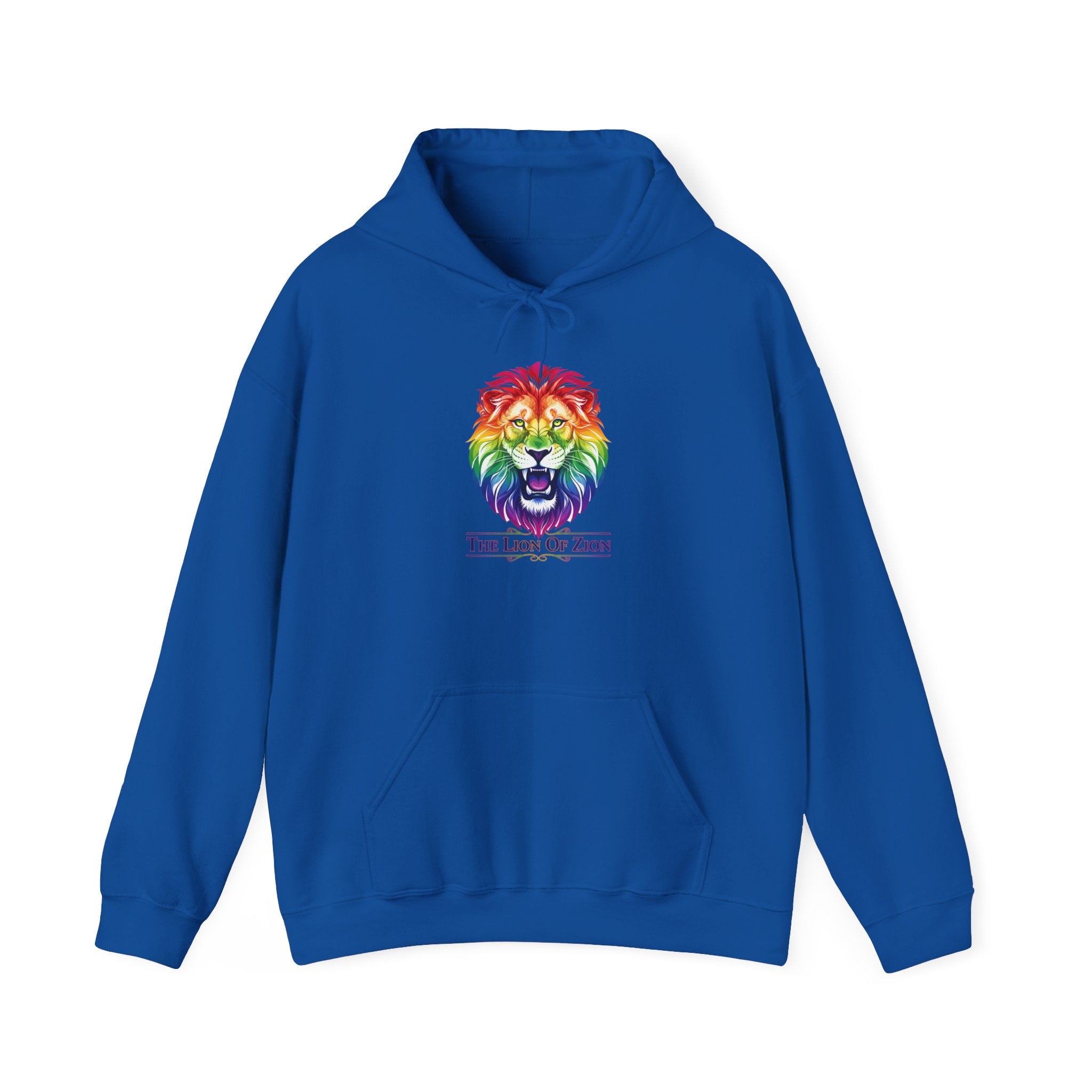 Rainbow Lion of Zion Hoodie
