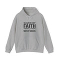 Saved by Faith Hoodie - "Saved by Faith Not by Deeds" Christian Pullover