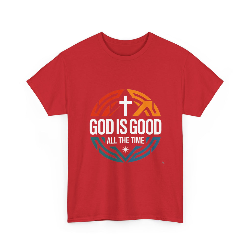God Is Good All The Time T-Shirt — Christian Faith Cross Tee USA