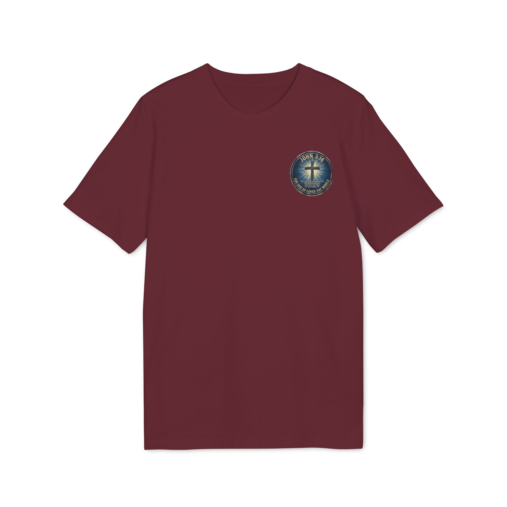 John 3:16 Cross T-shirt | Christian Faith Scripture Tee