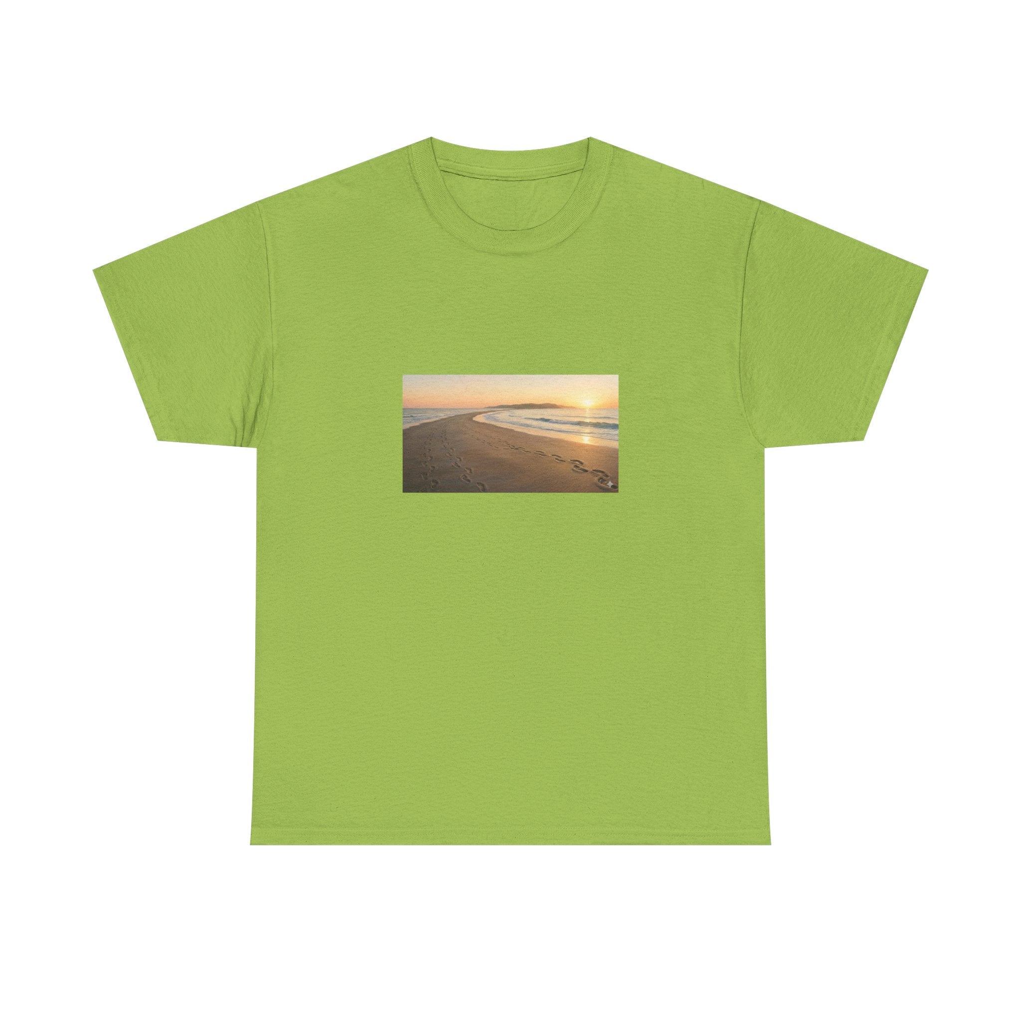 Footprints in the sand poem t-shirt