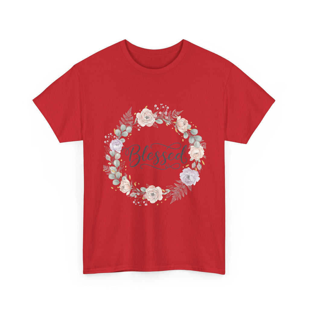 Blessed Floral Tee Christian Inspirational T-Shirt