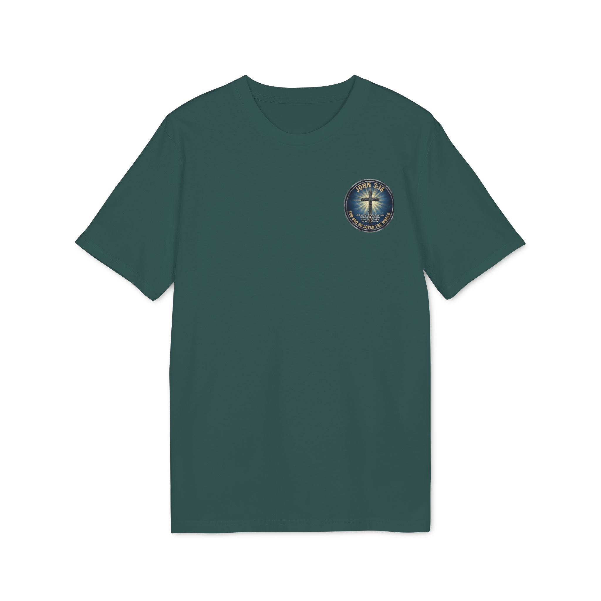 John 3:16 Cross T-shirt | Christian Faith Scripture Tee