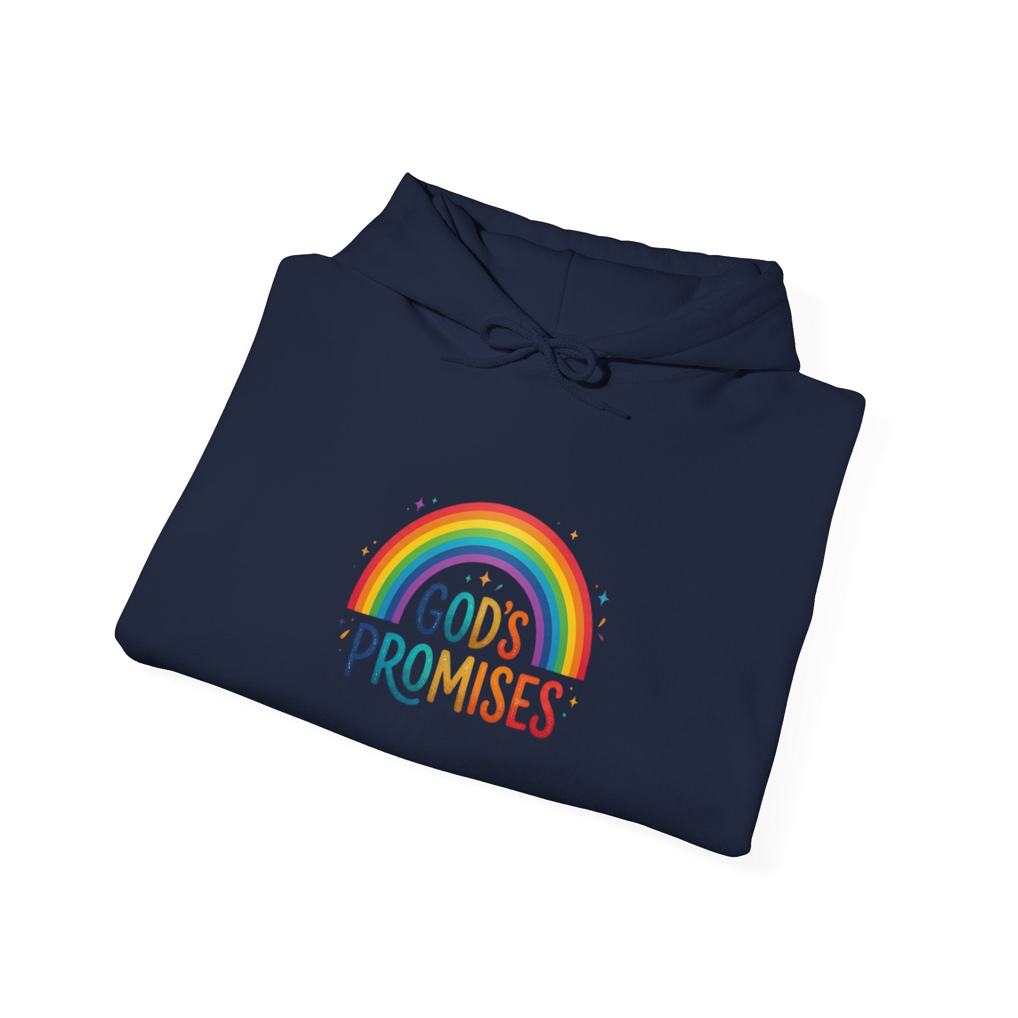 "God's Promises" Rainbow Christian Hoodie