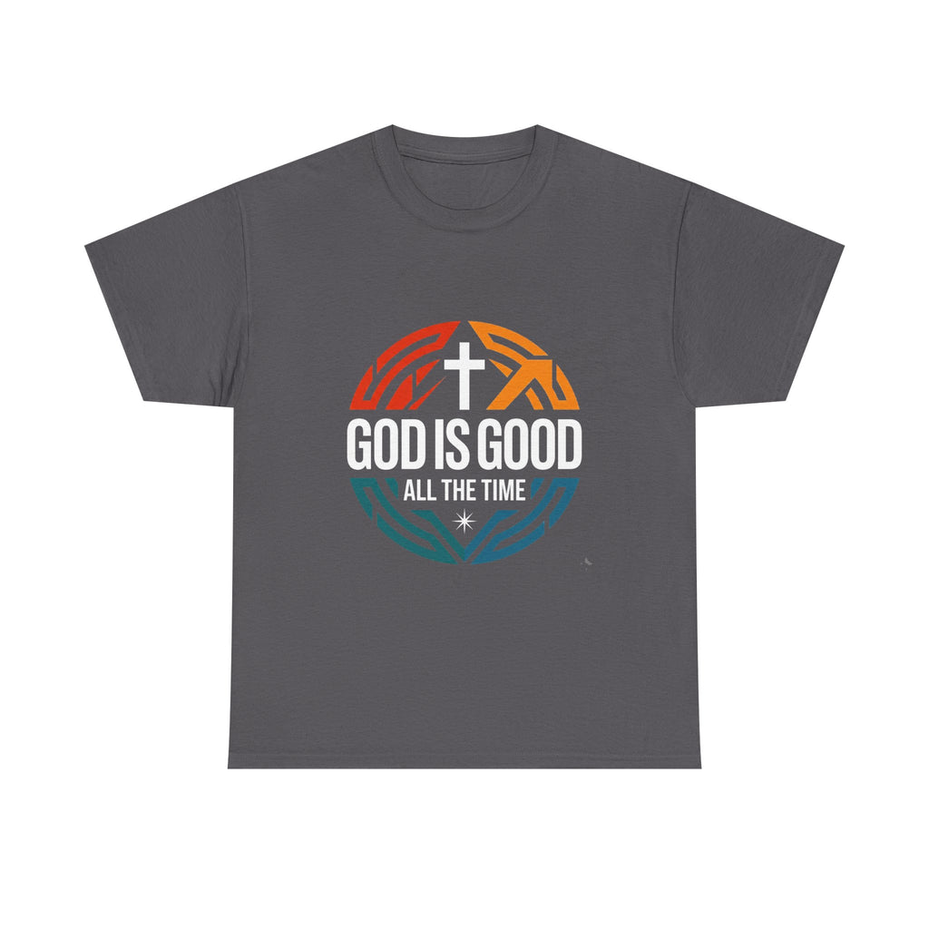 God Is Good All The Time T-Shirt — Christian Faith Cross Tee USA