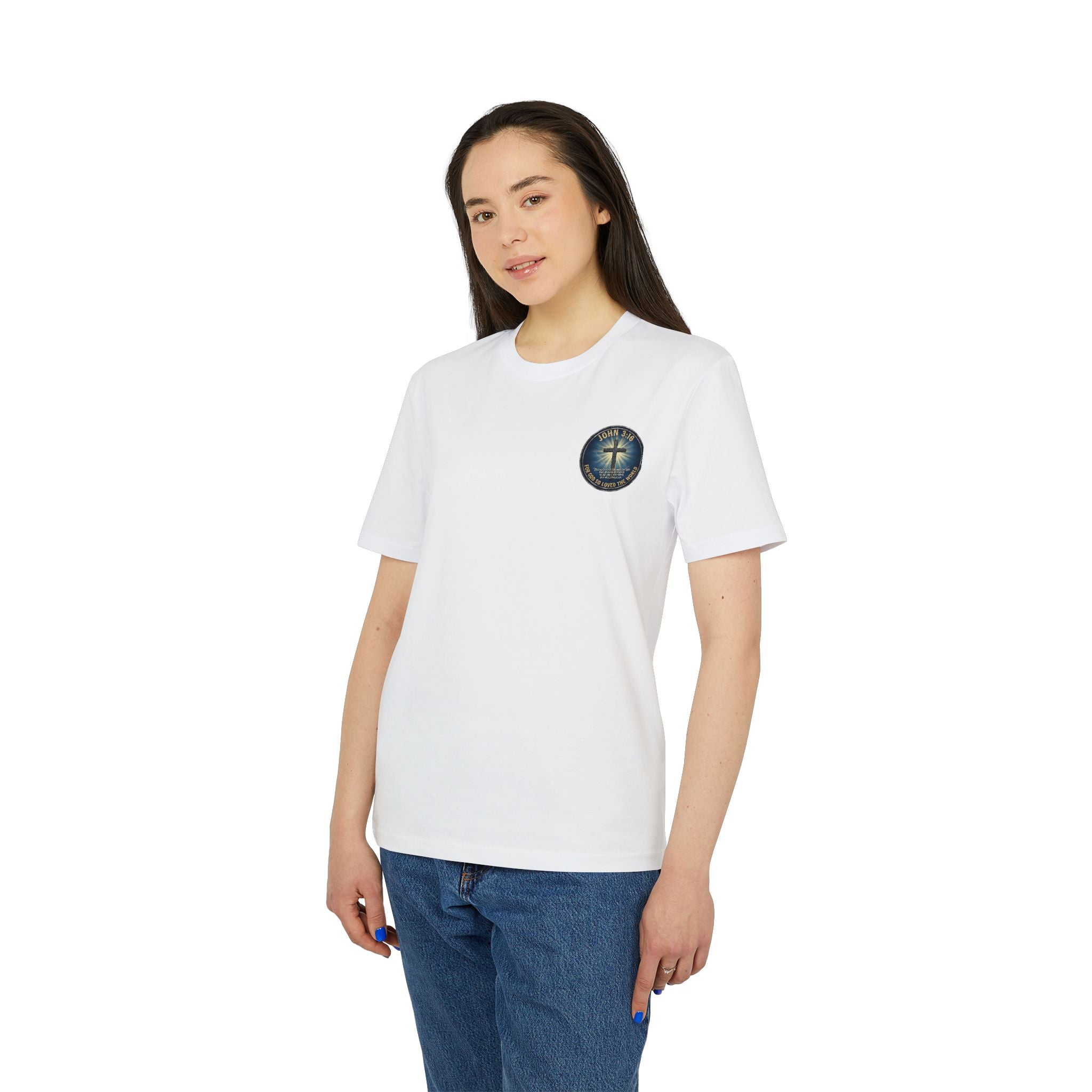 John 3:16 Cross T-shirt | Christian Faith Scripture Tee