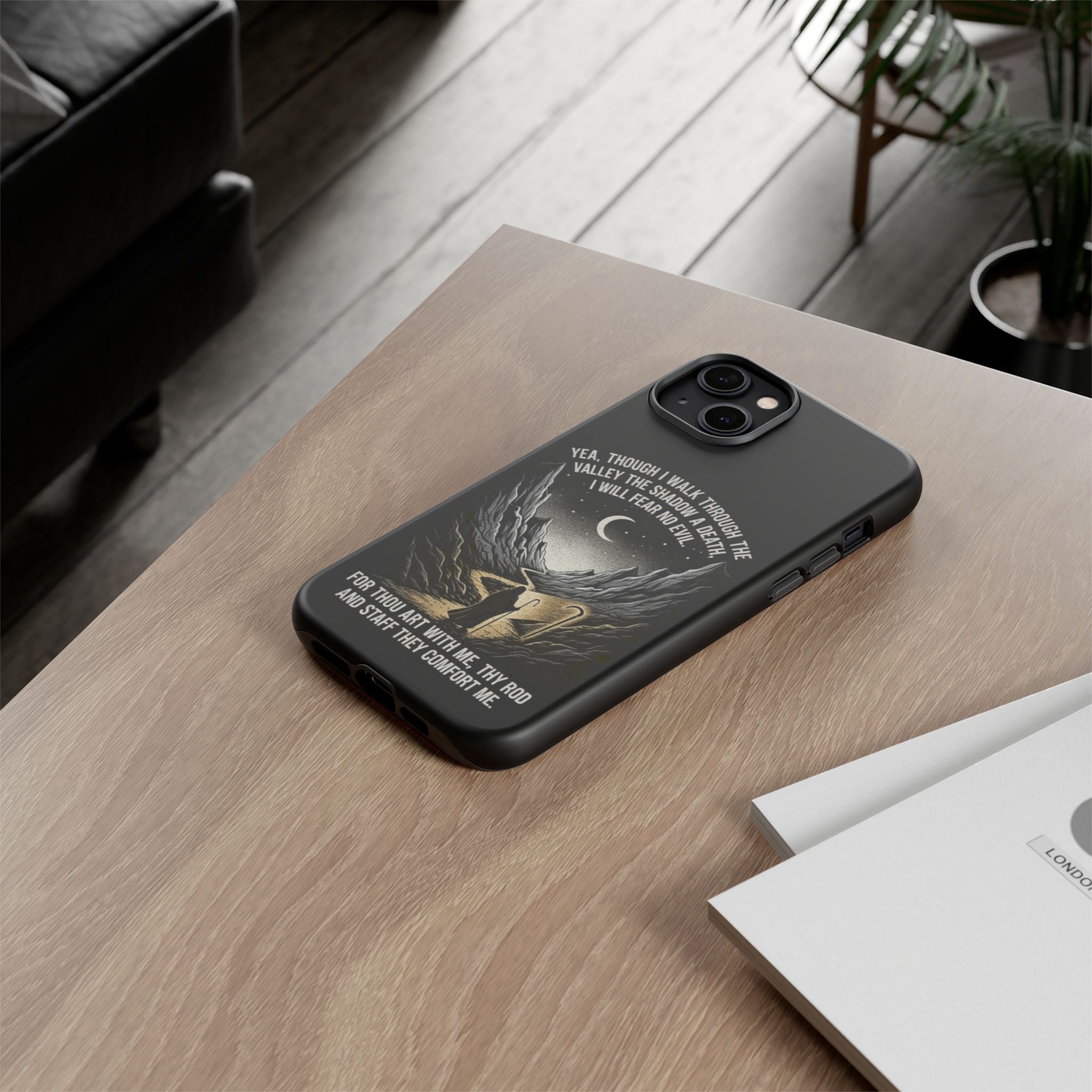 Psalm 23 Shepherd Silhouette phone case | Tough Cases