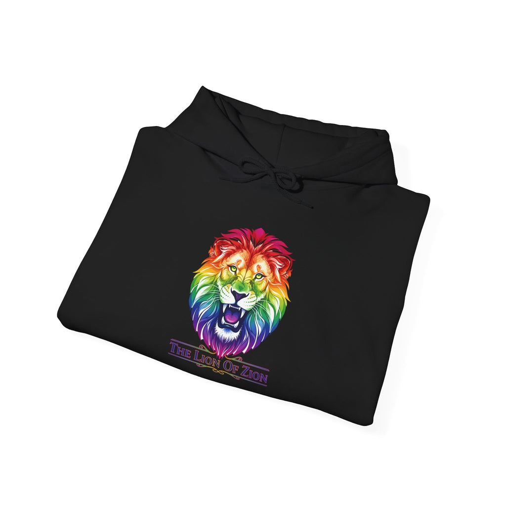 Rainbow Lion of Zion Hoodie