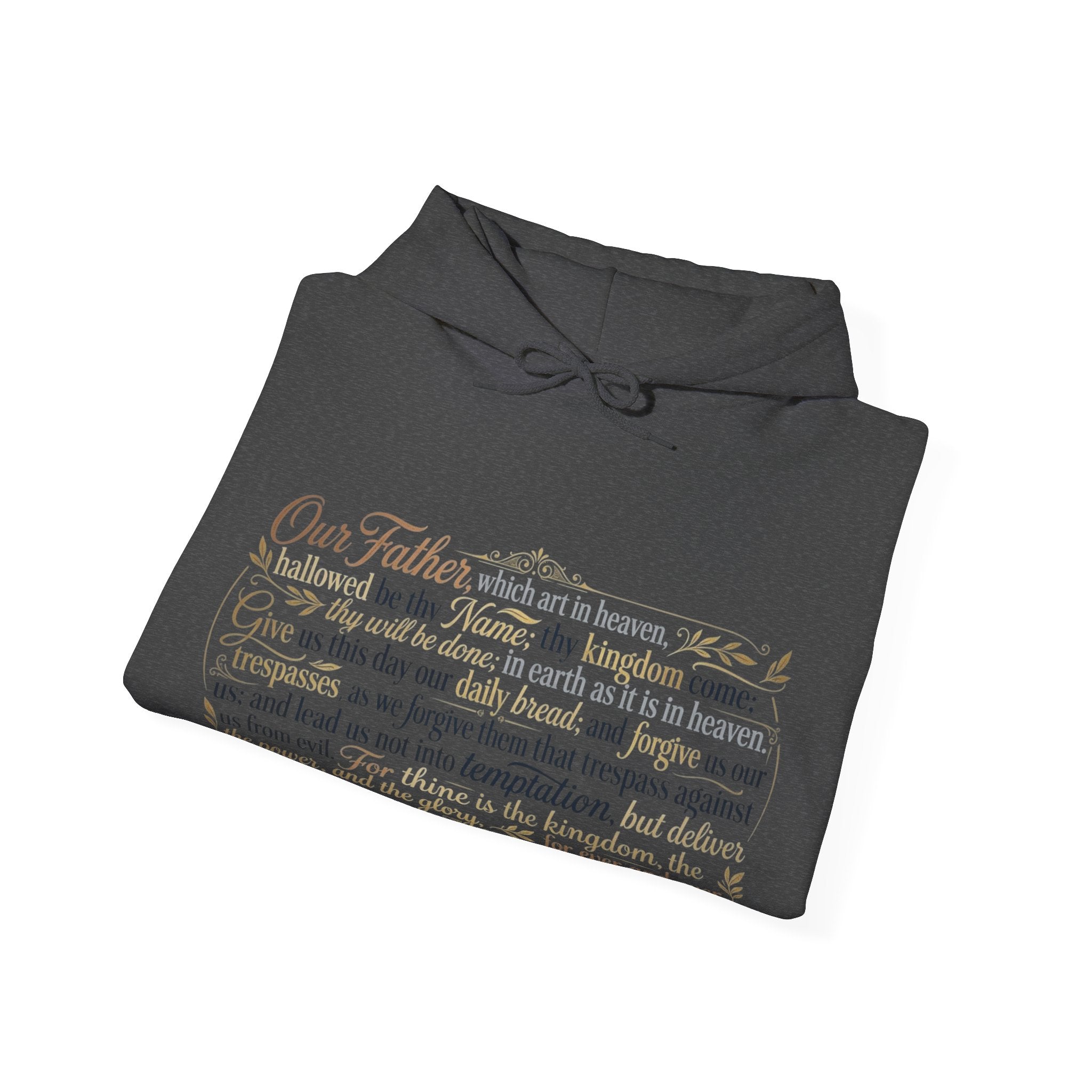 Lord's Prayer Scripture Hoodie | Faith Christian Prayer Pullover