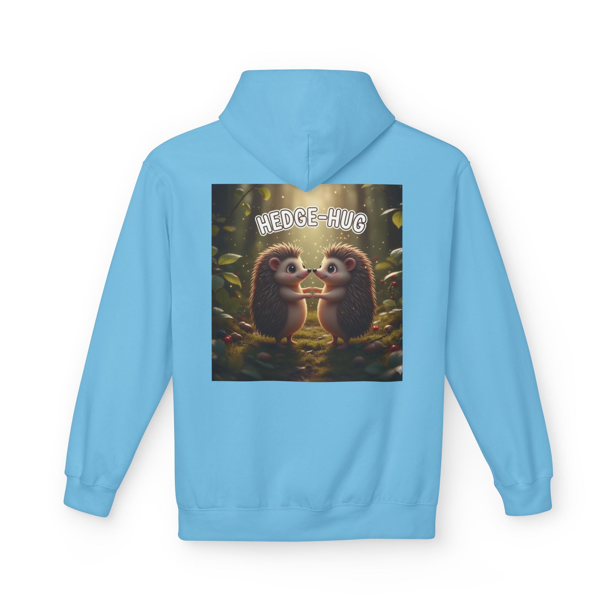 Hedge Hug Hedgehogs Hoodie | Cute Animal Woodland Illustration