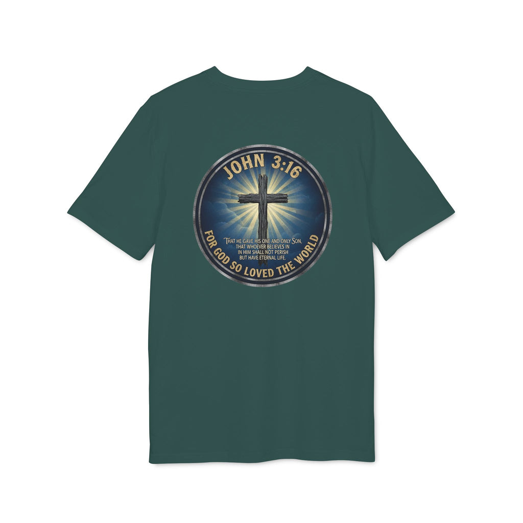 John 3:16 Cross T-shirt | Christian Faith Scripture Tee